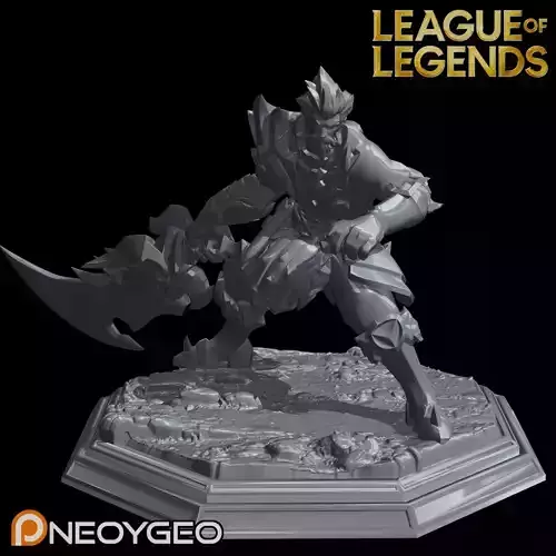 TRYNDAMERE DEMONBLADE - LEAGUE OF LEGENDS 3D print model