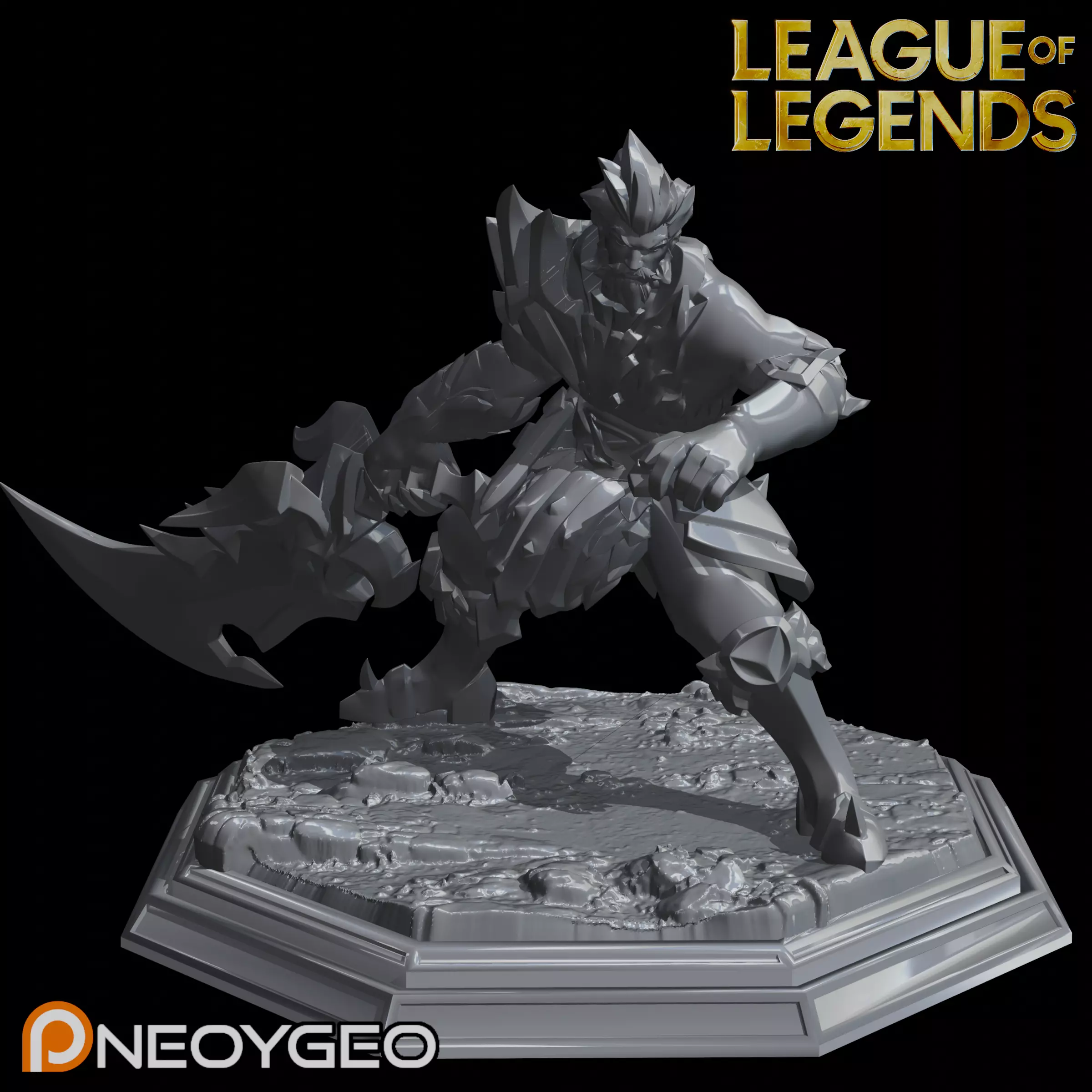 TRYNDAMERE DEMONBLADE - LEAGUE OF LEGENDS 3D print model