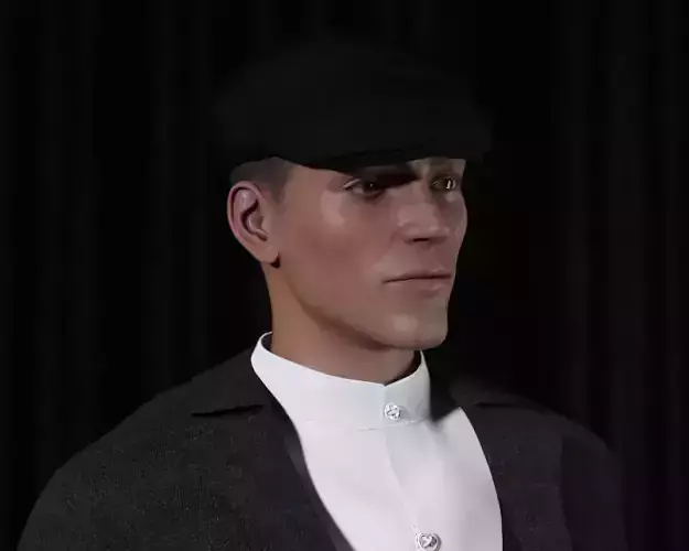 Mafia The Godfather Gangster Low-poly 3D model