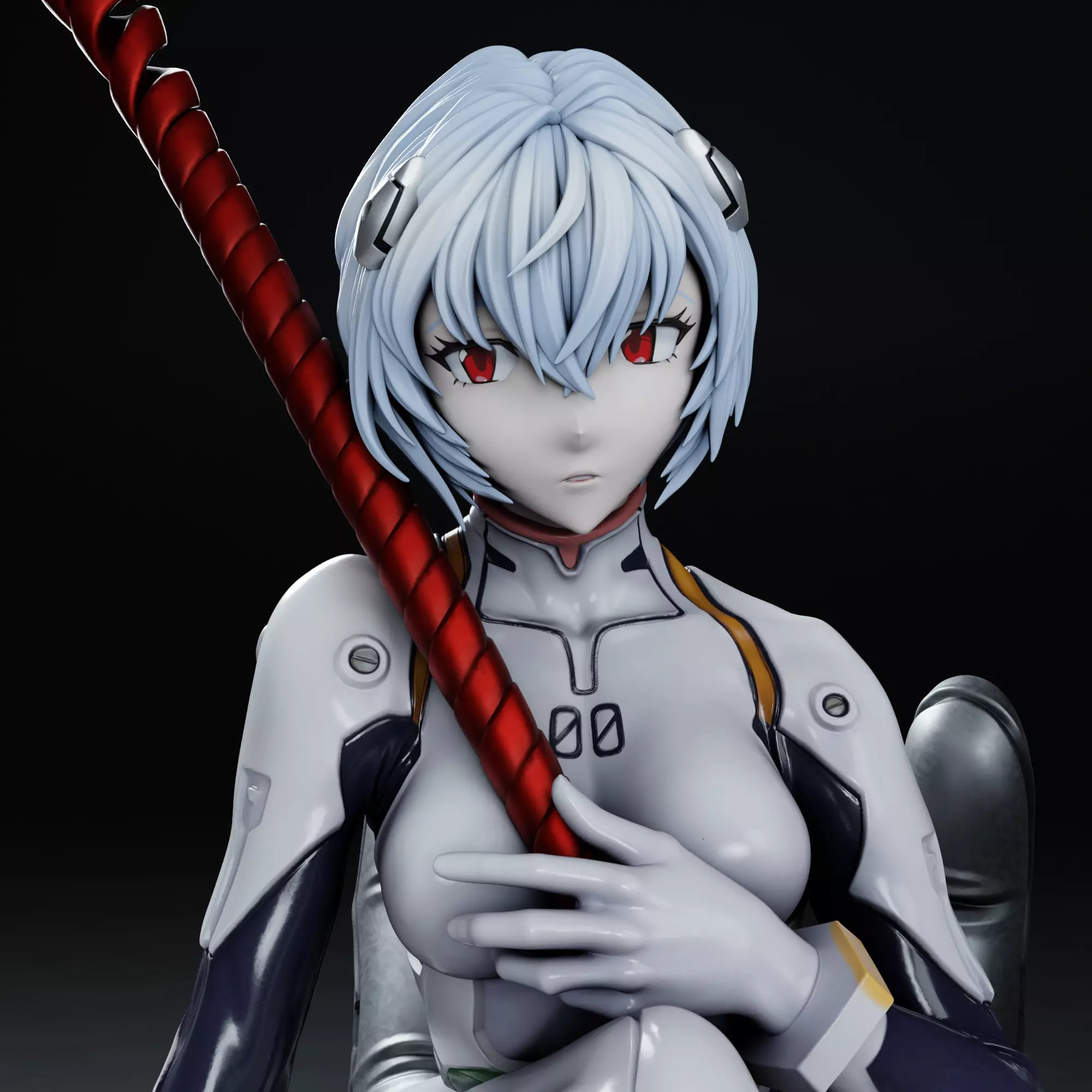 Ayanami Rei - Neon Genesis Evangelion 3D print model_0