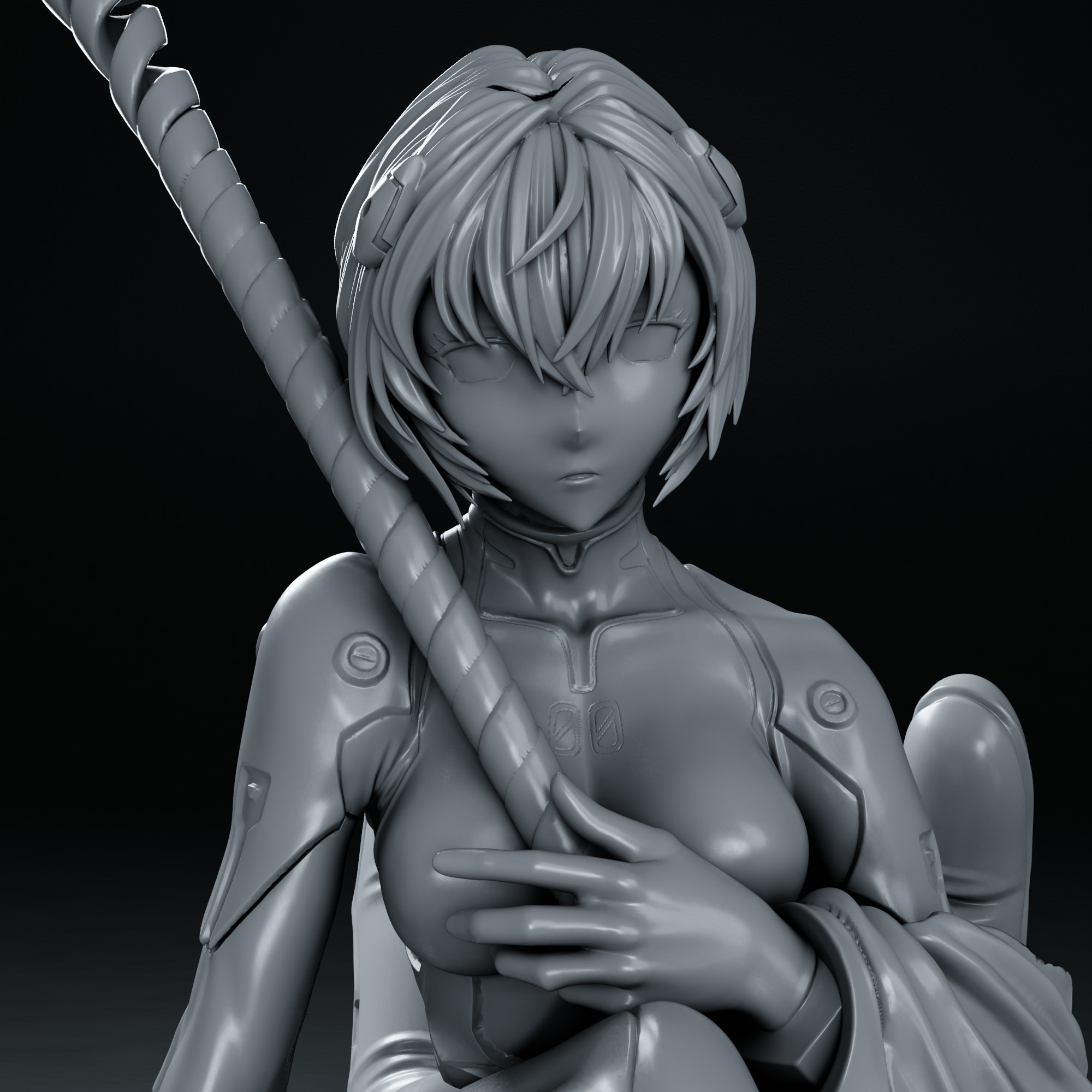 Ayanami Rei - Neon Genesis Evangelion 3D print model_20