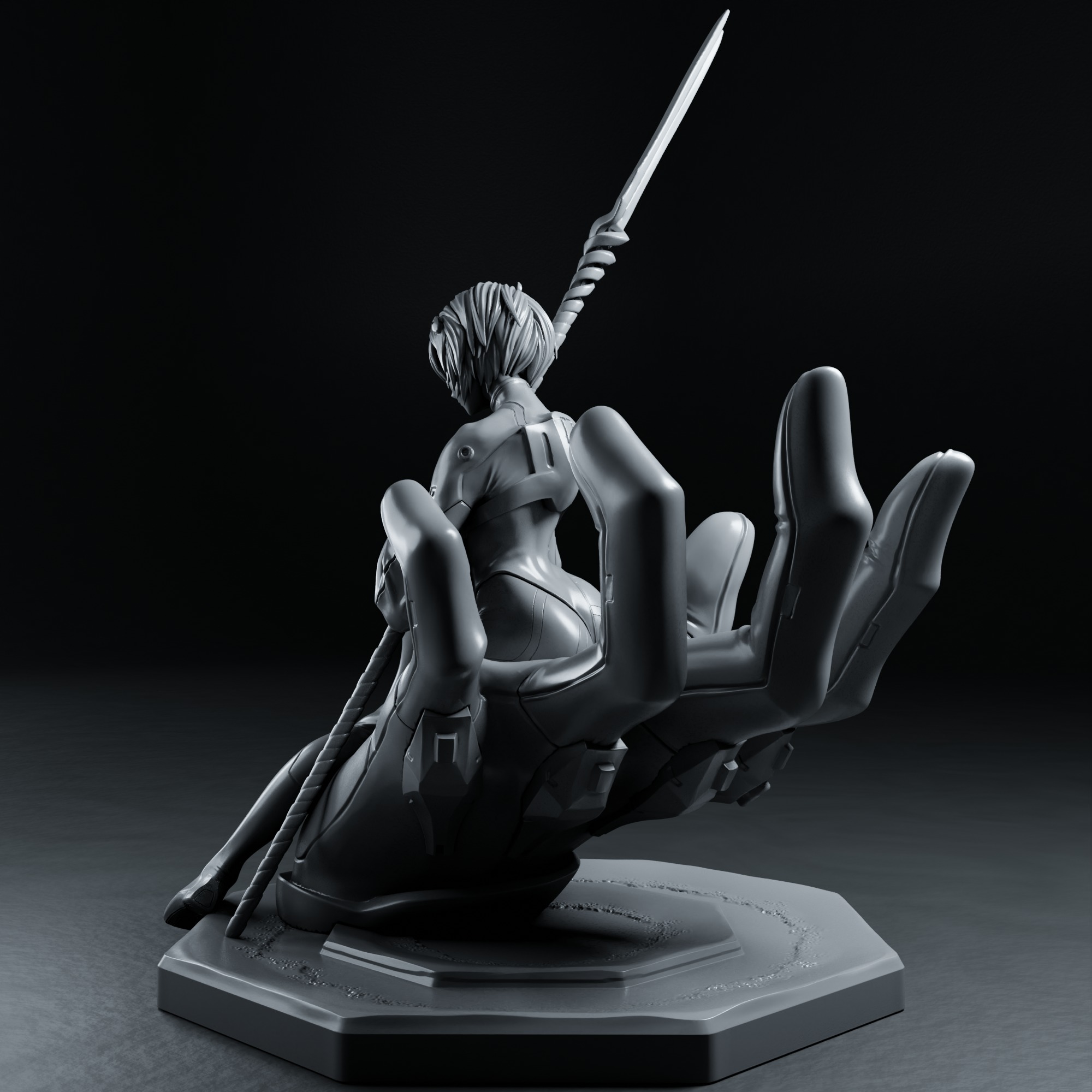 Ayanami Rei - Neon Genesis Evangelion 3D print model_14