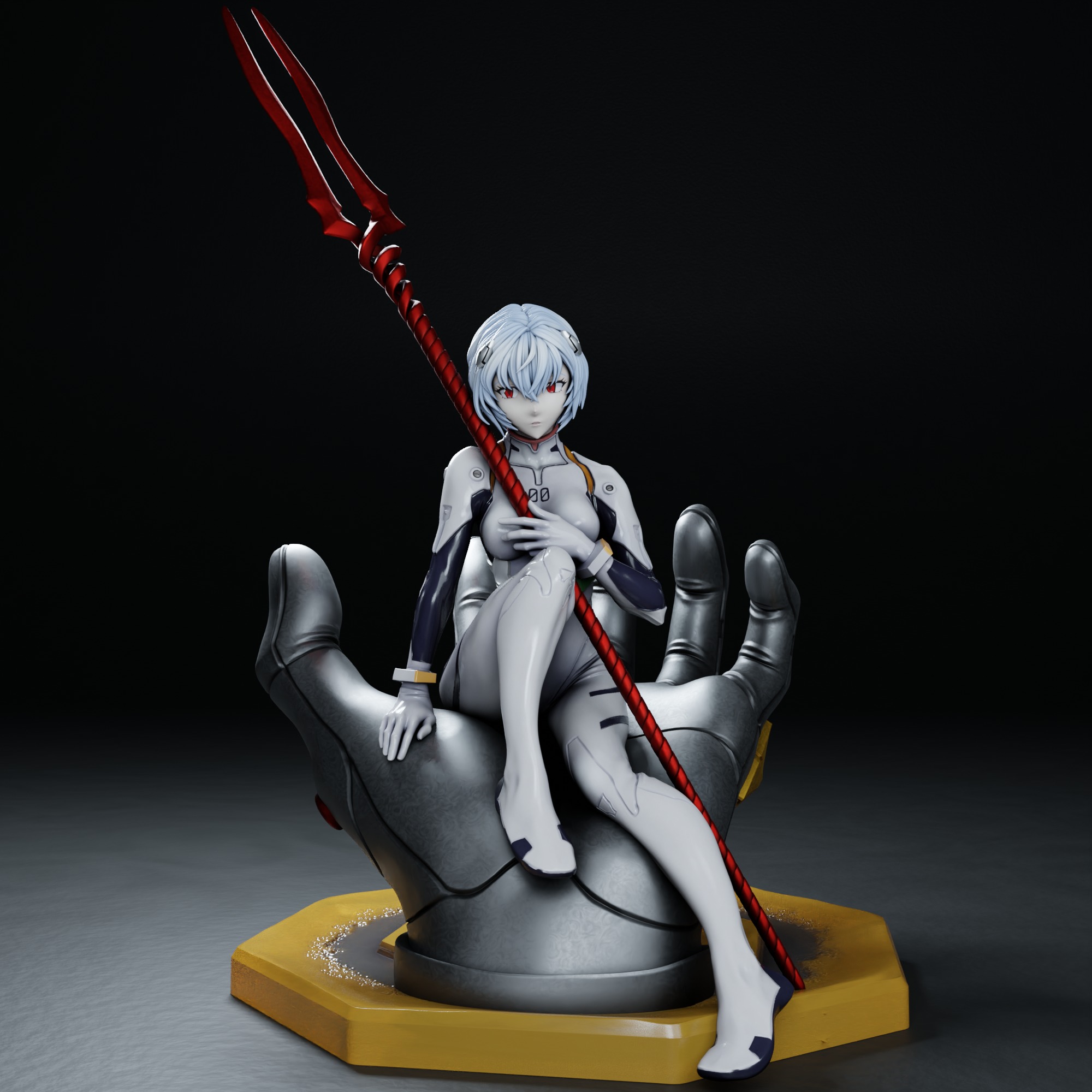 Ayanami Rei - Neon Genesis Evangelion 3D print model_2