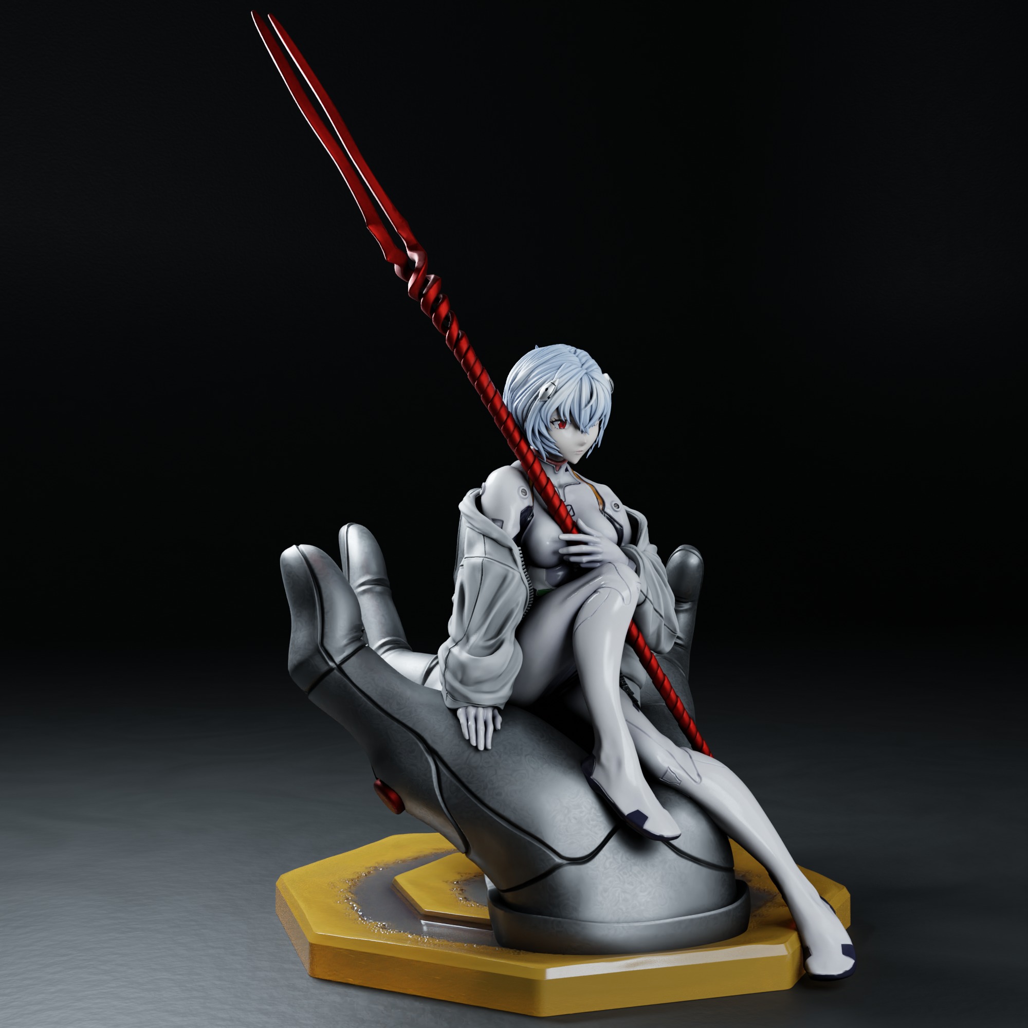 Ayanami Rei - Neon Genesis Evangelion 3D print model_10