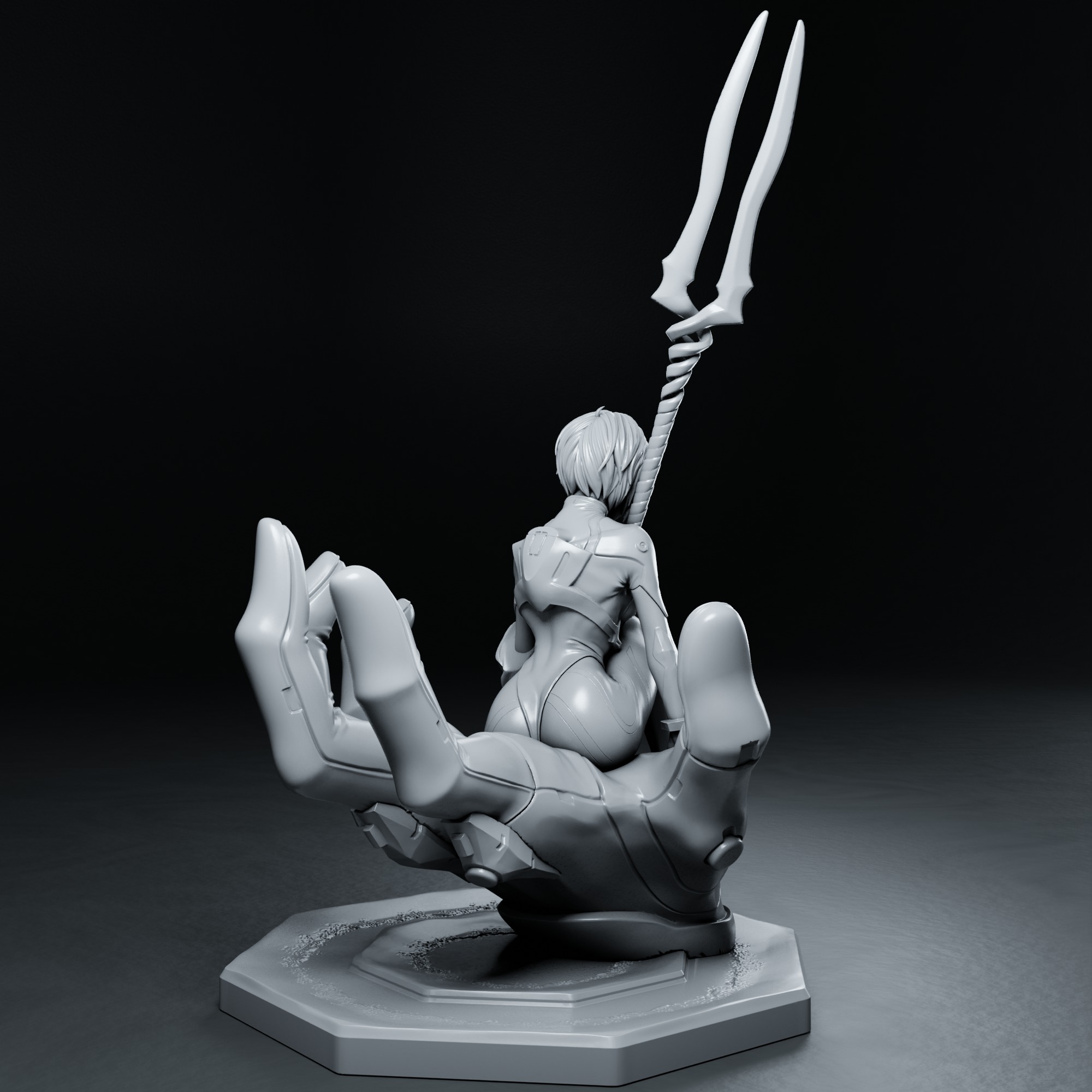 Ayanami Rei - Neon Genesis Evangelion 3D print model_22
