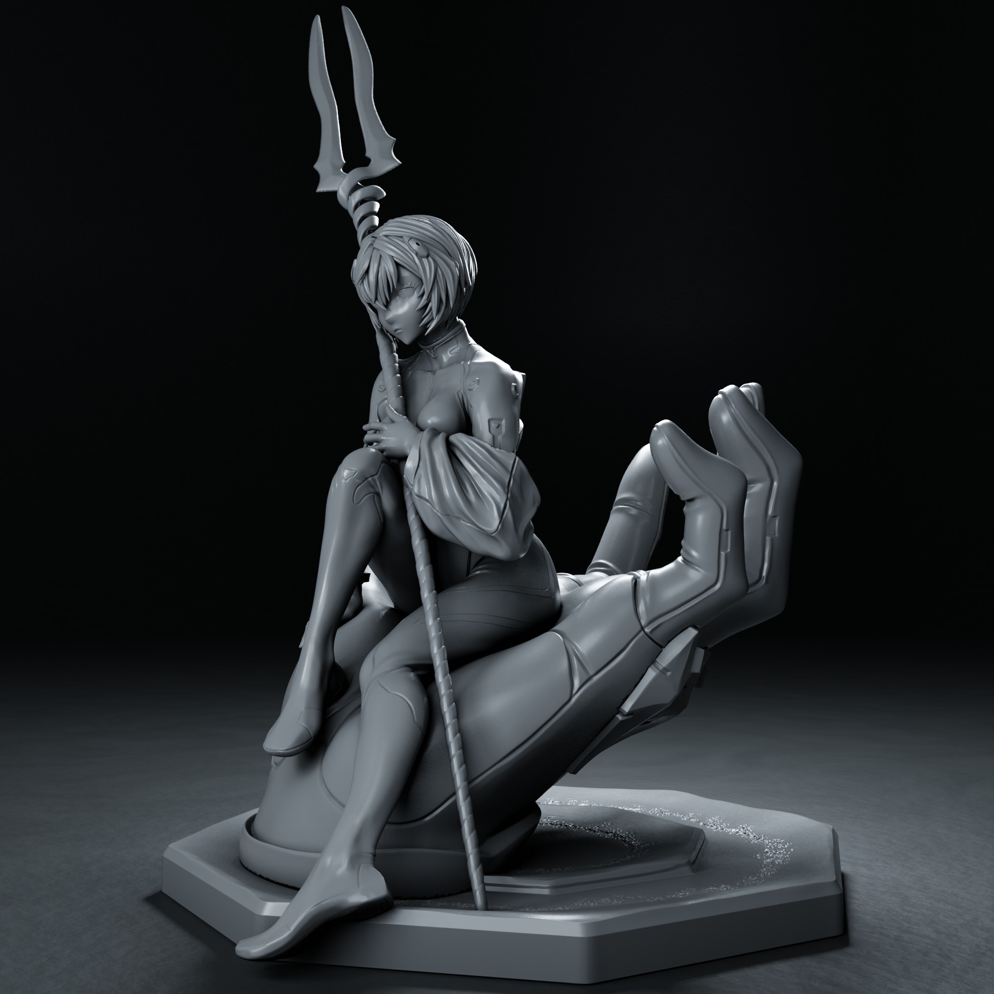 Ayanami Rei - Neon Genesis Evangelion 3D print model_17