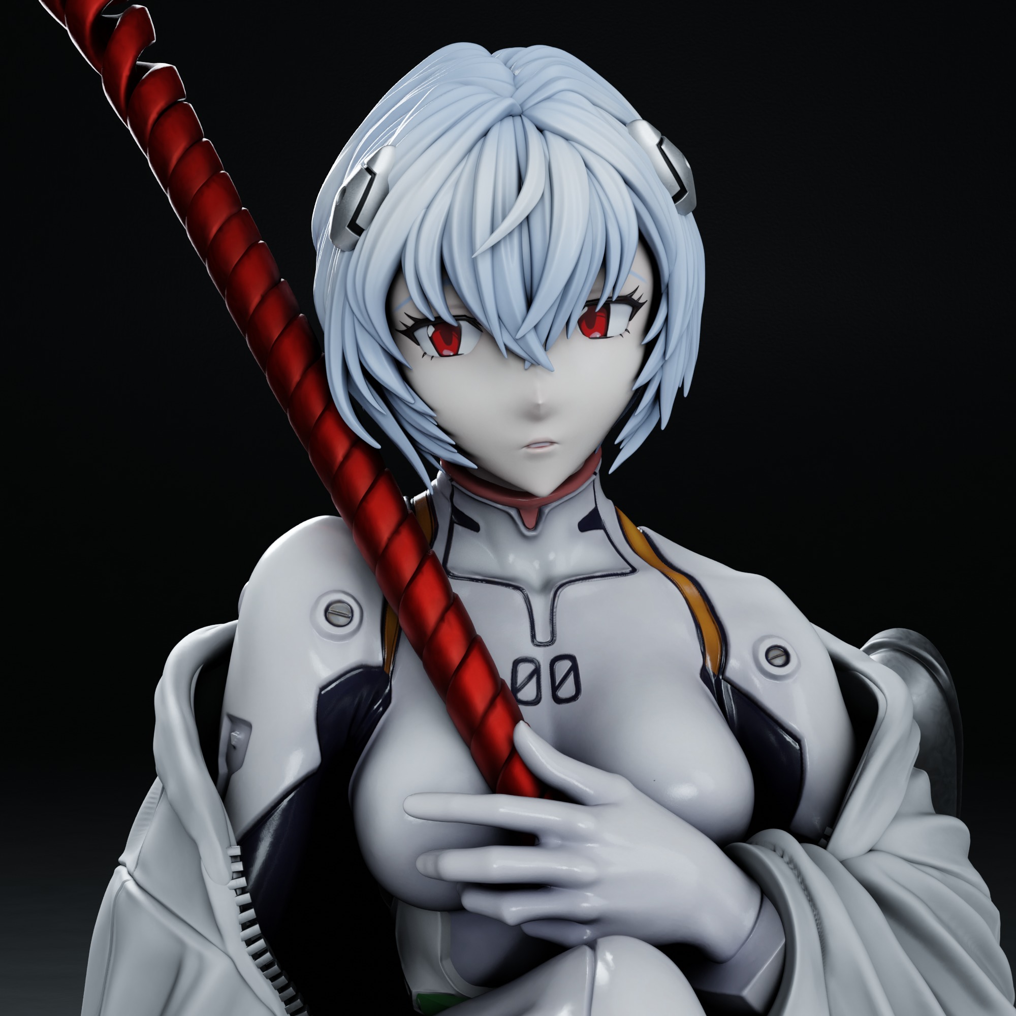 Ayanami Rei - Neon Genesis Evangelion 3D print model_1