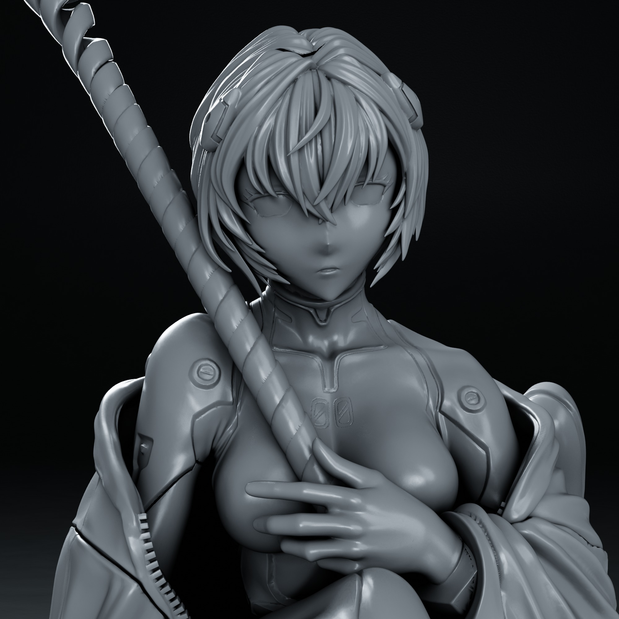 Ayanami Rei - Neon Genesis Evangelion 3D print model_23