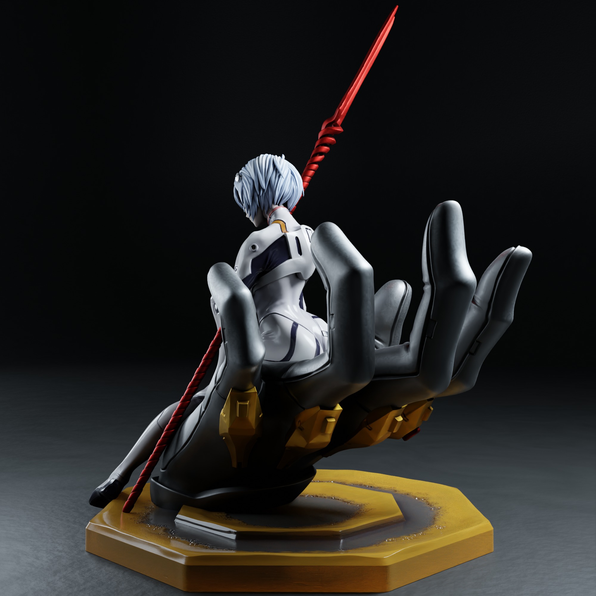 Ayanami Rei - Neon Genesis Evangelion 3D print model_4