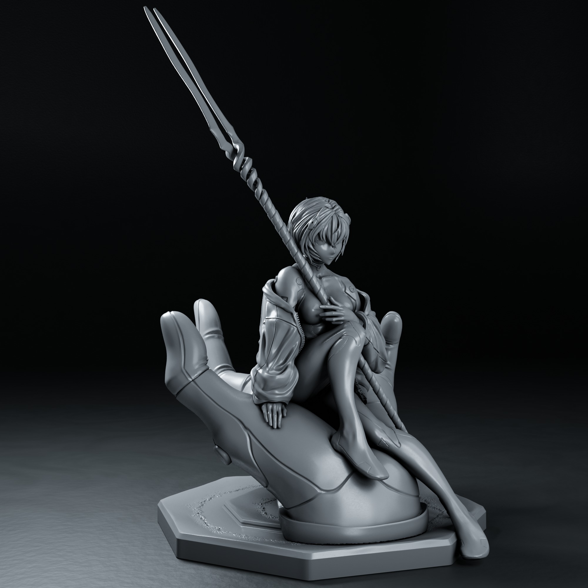 Ayanami Rei - Neon Genesis Evangelion 3D print model_16