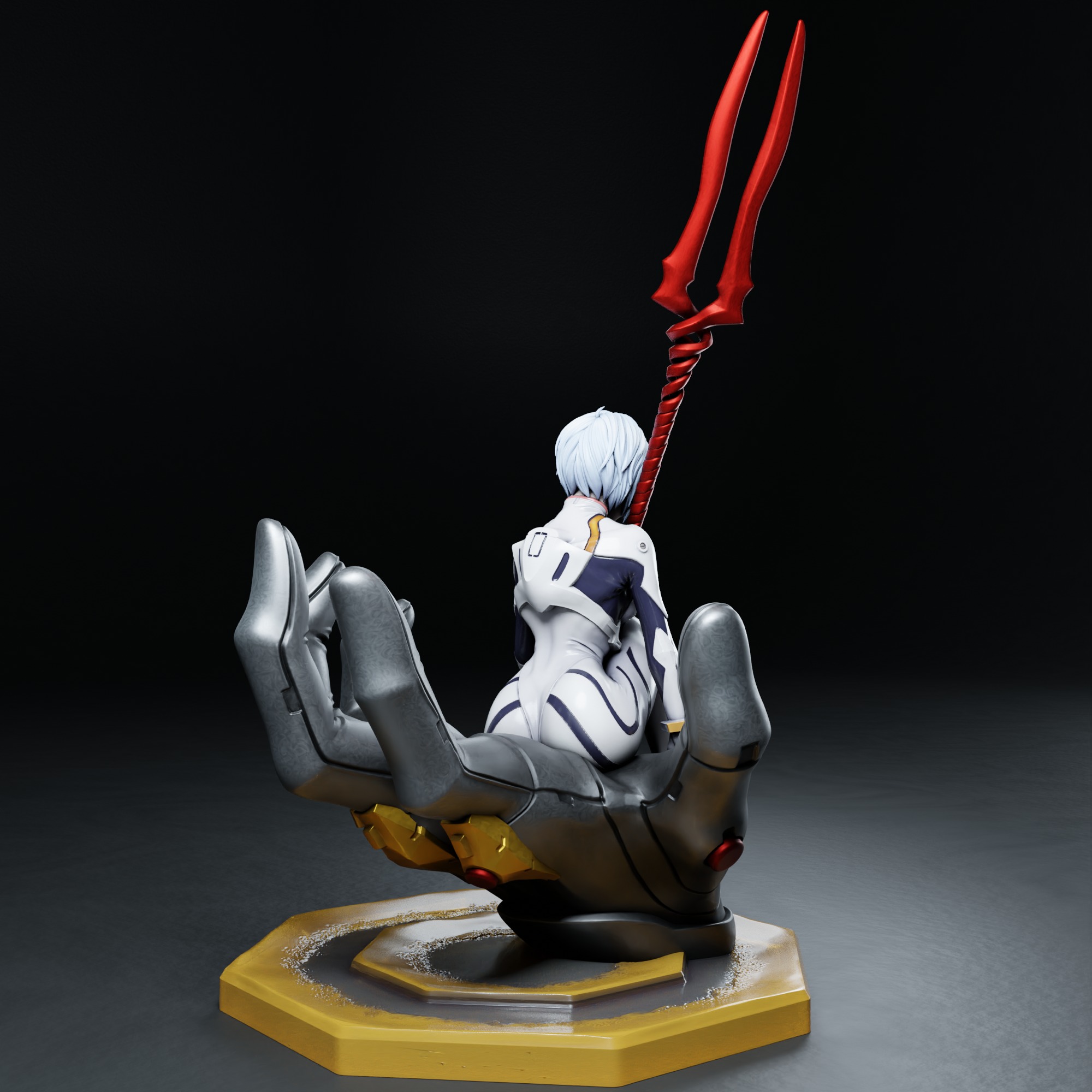 Ayanami Rei - Neon Genesis Evangelion 3D print model_3