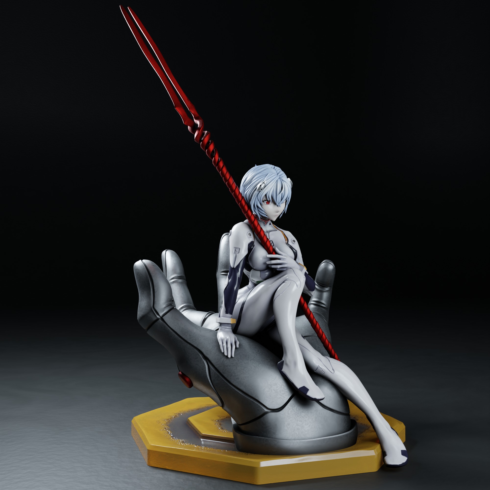 Ayanami Rei - Neon Genesis Evangelion 3D print model_5