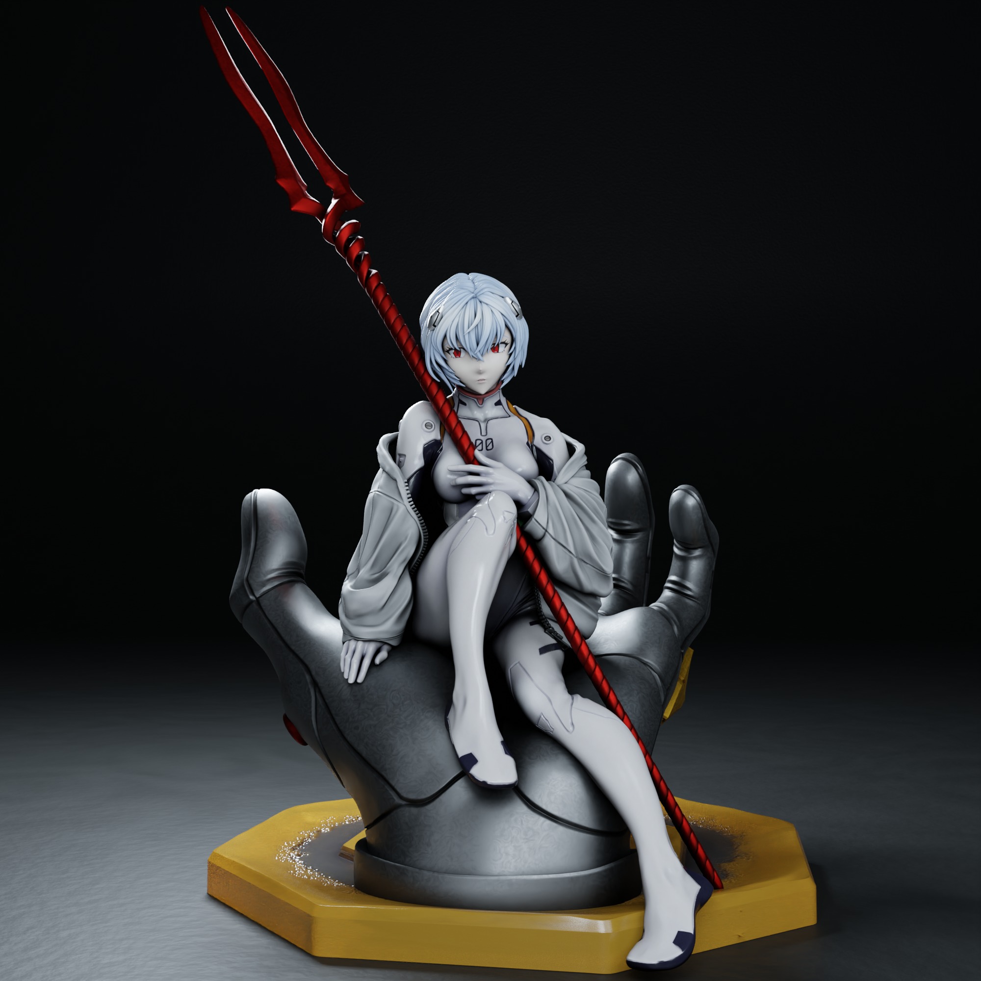 Ayanami Rei - Neon Genesis Evangelion 3D print model_7