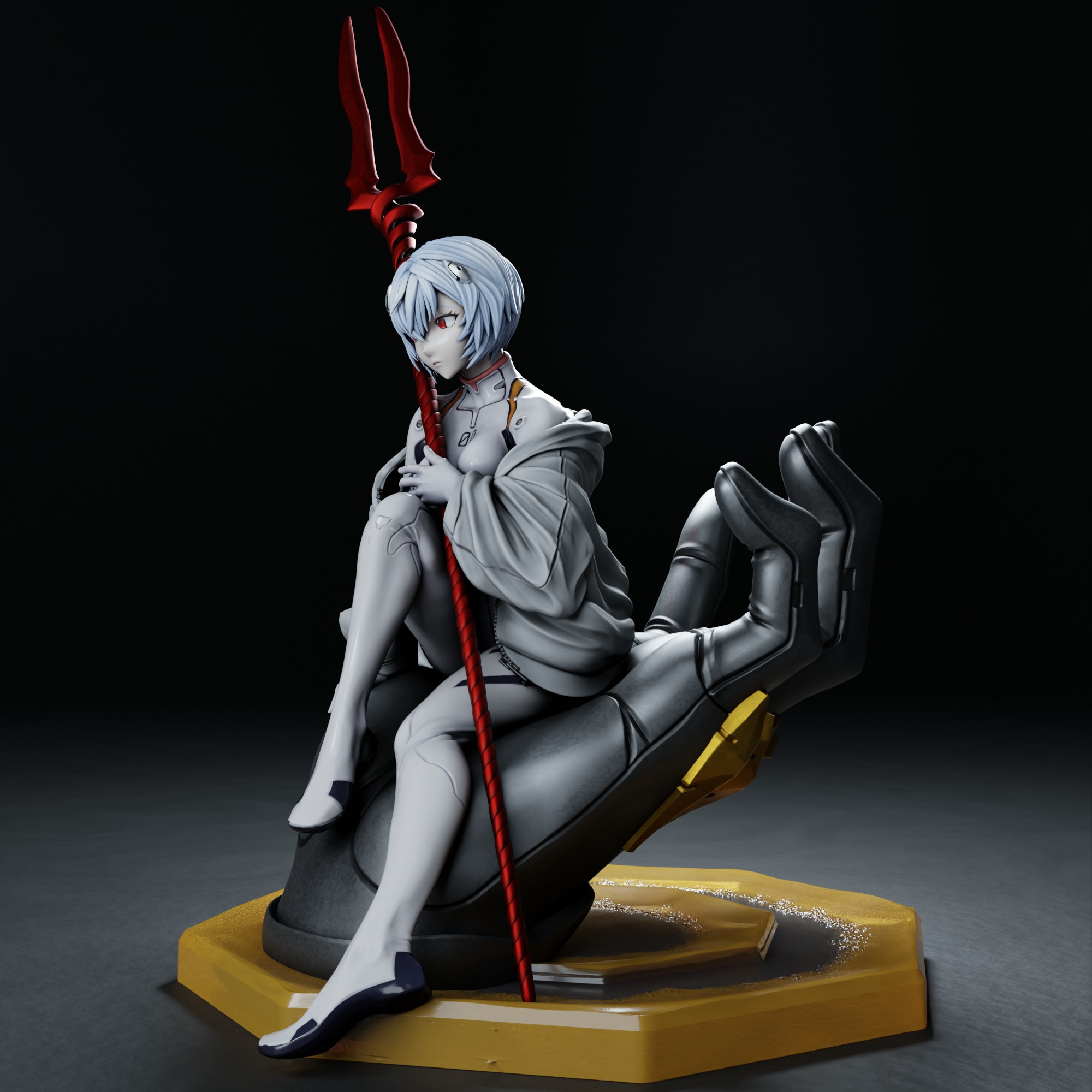 Ayanami Rei - Neon Genesis Evangelion 3D print model_11