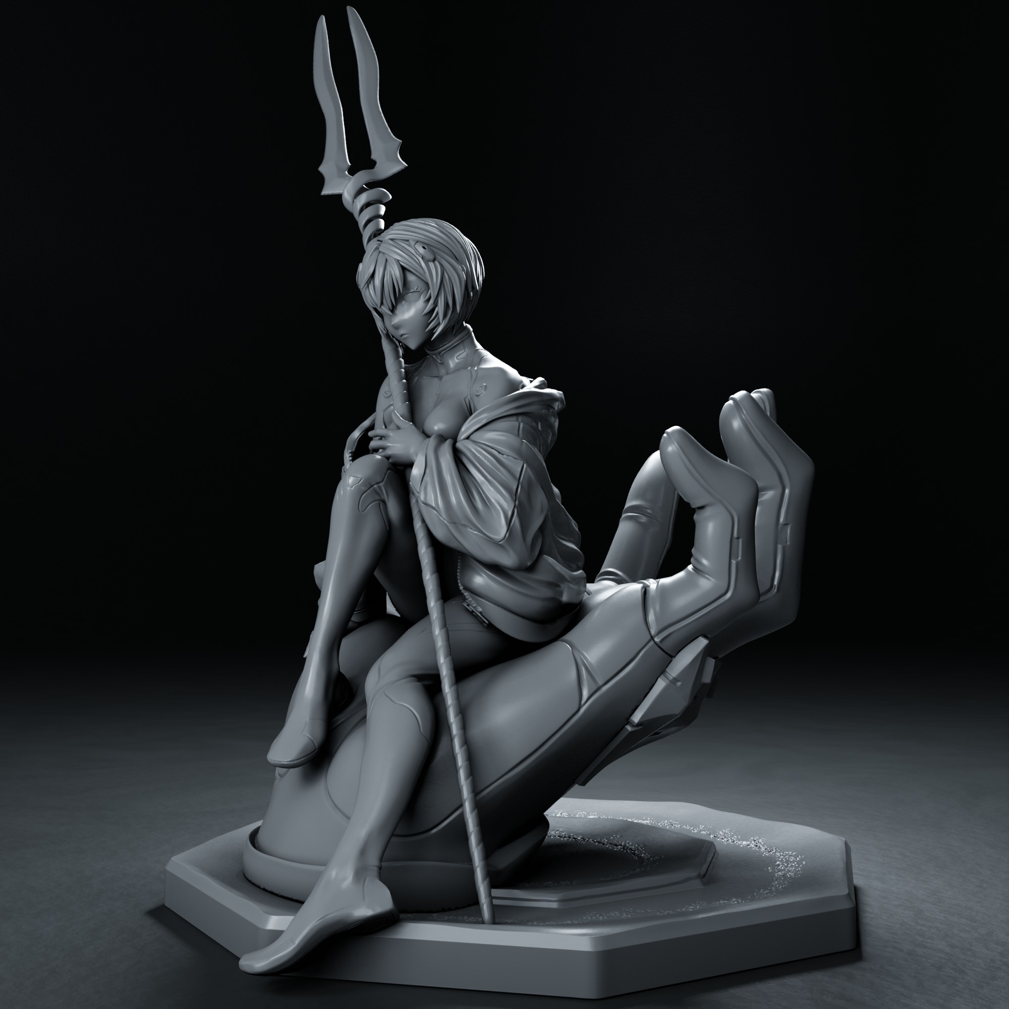 Ayanami Rei - Neon Genesis Evangelion 3D print model_21