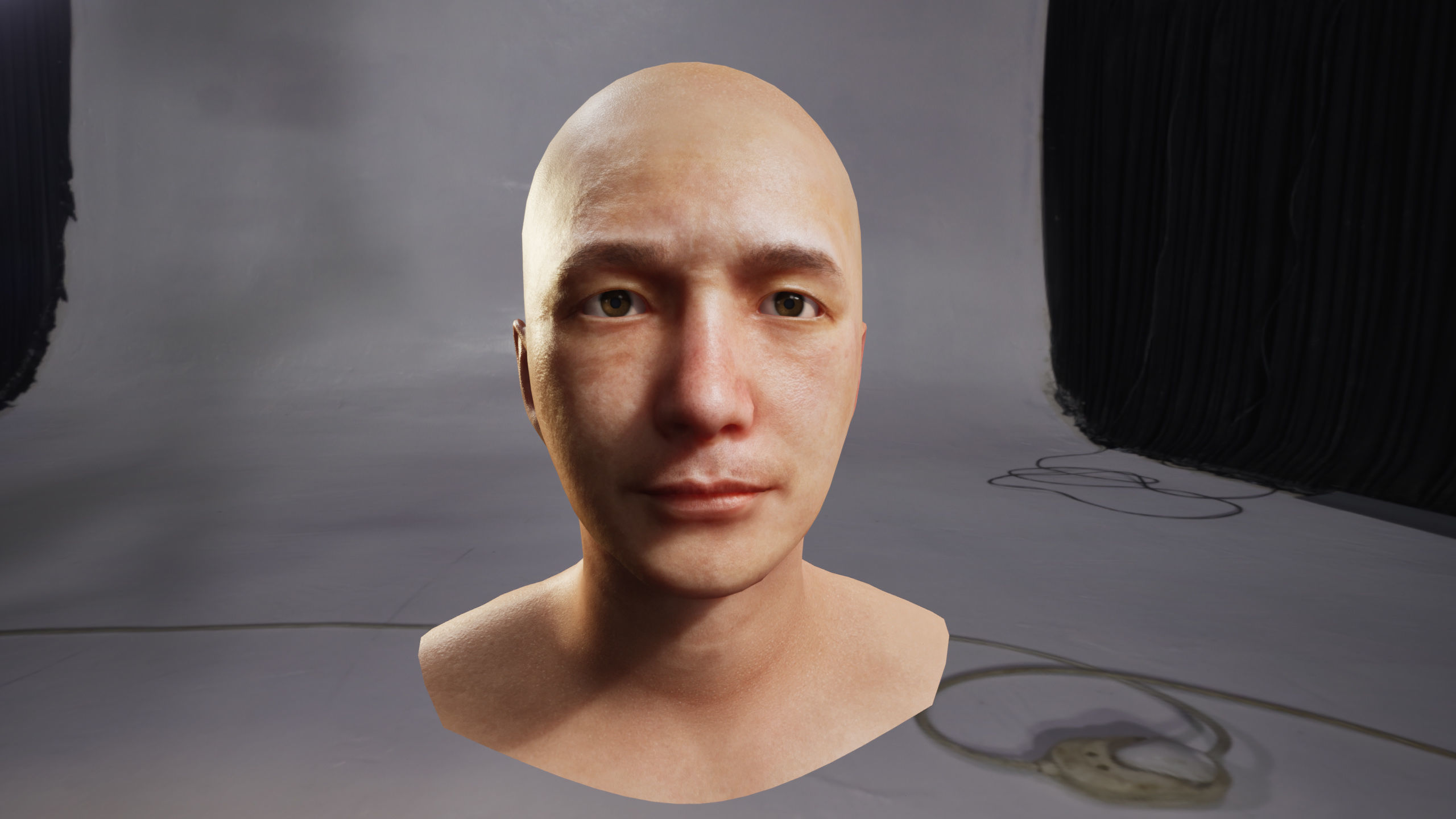 Modular Character - Asian Casual Man - MU2 Low-poly 3D model_11