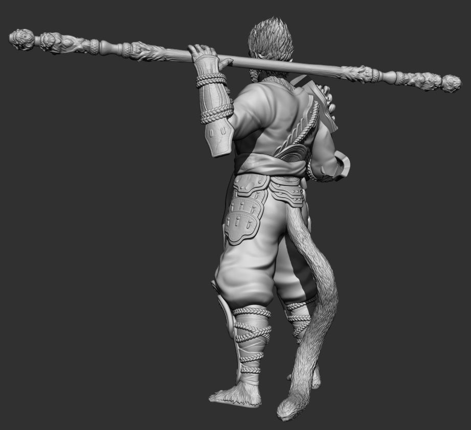 BLACK MYTH WUKONG VER 2  3D print model_3