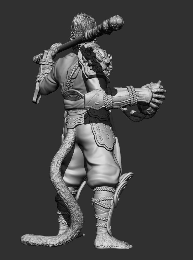 BLACK MYTH WUKONG VER 2  3D print model_5
