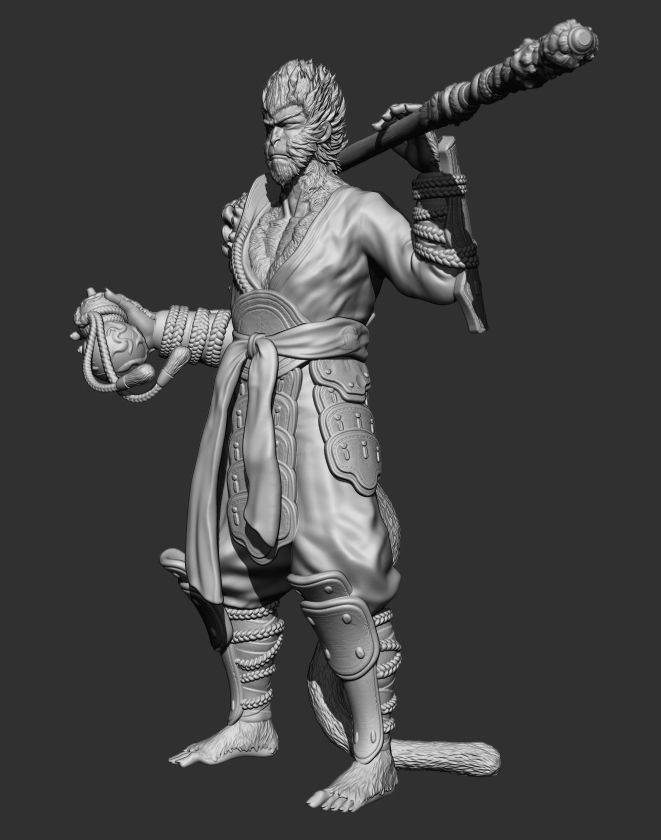 BLACK MYTH WUKONG VER 2  3D print model_1