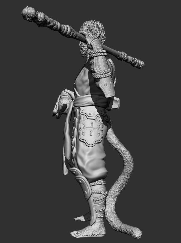 BLACK MYTH WUKONG VER 2  3D print model_2