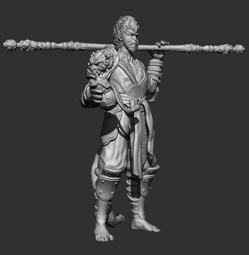 BLACK MYTH WUKONG VER 2  3D print model_6