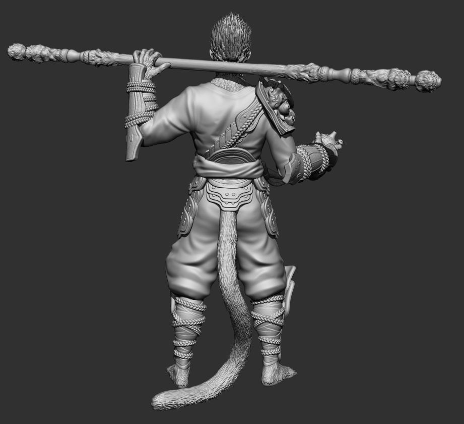 BLACK MYTH WUKONG VER 2  3D print model_4