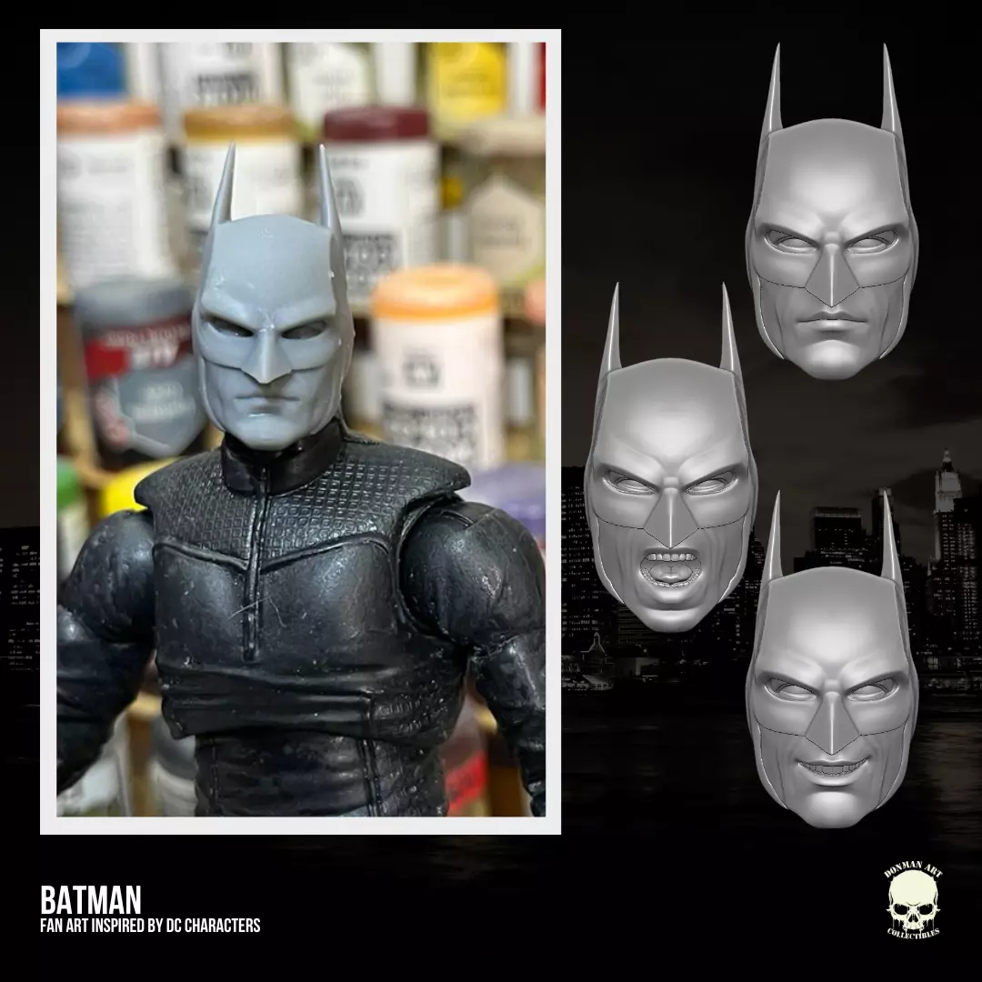 Batman DC Fan Art 3D printable File For Action Figures 3D print model