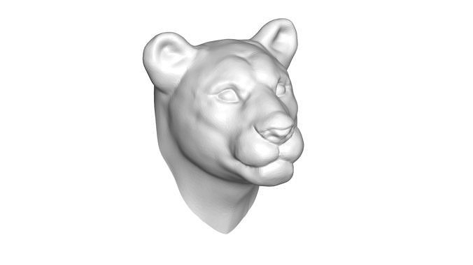 Lion Head 3D model