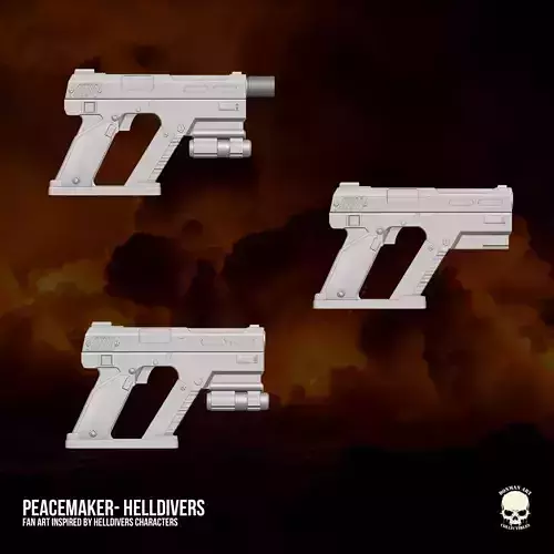 Helldivers Peacemaker Fan Art 3D File For Action Figures 3D print model