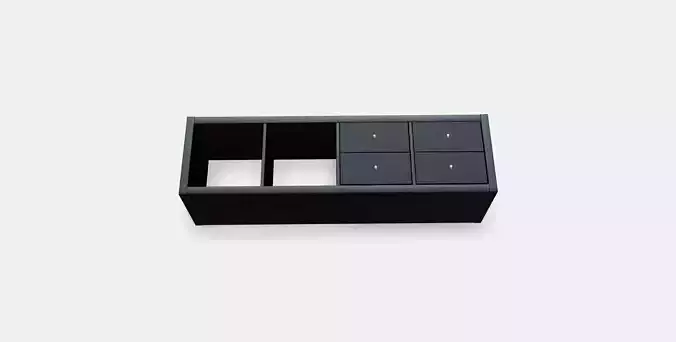 KALLAX Shelving unit with 2 inserts 1
