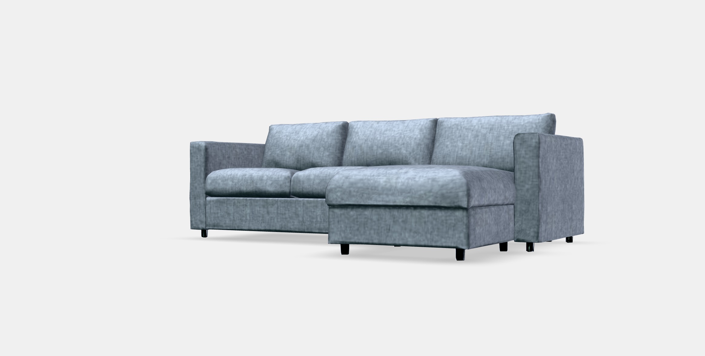 VIMLE 3-seat sofa 17 Low-poly 3D model_12