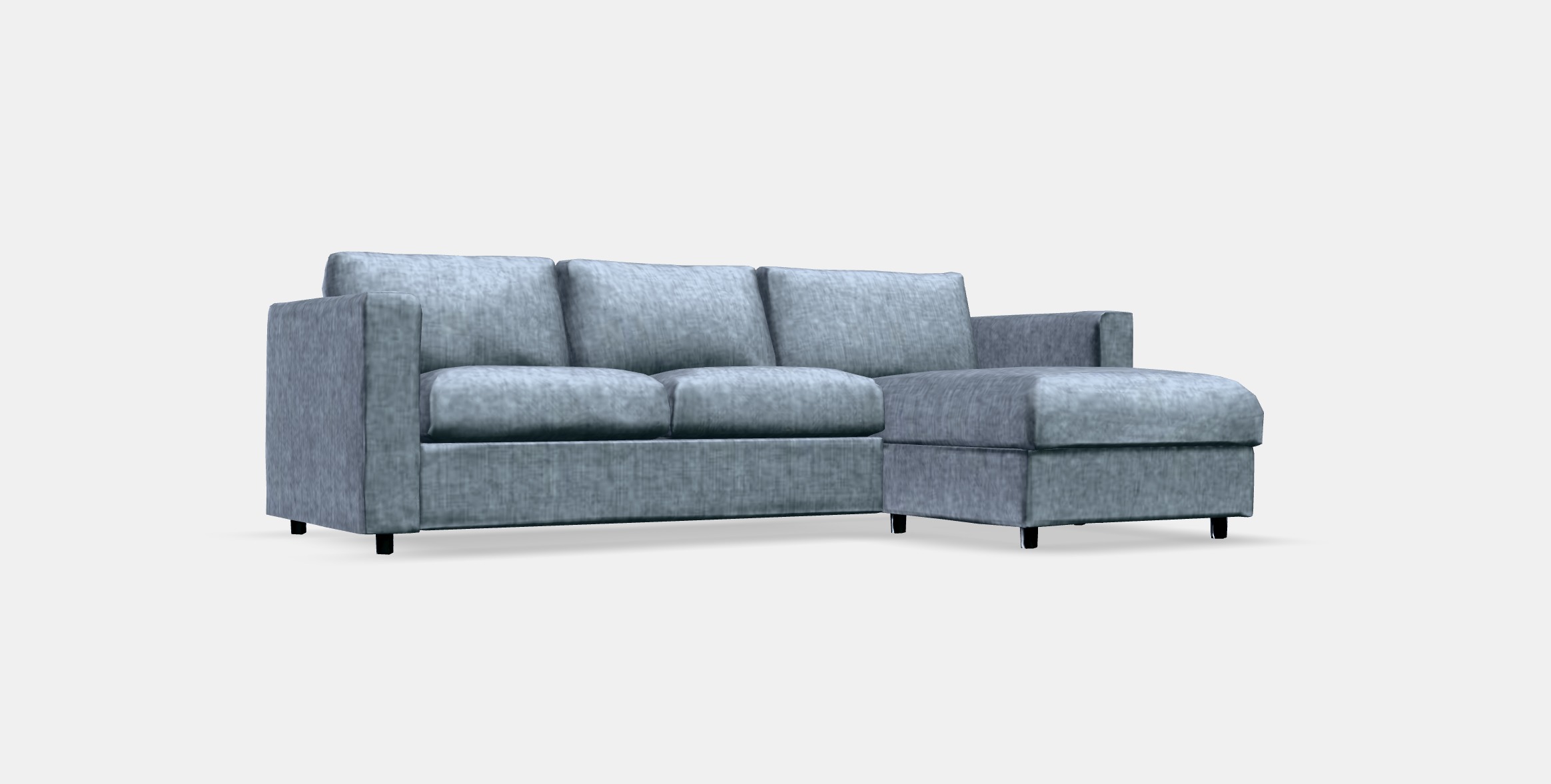 VIMLE 3-seat sofa 17 Low-poly 3D model_10