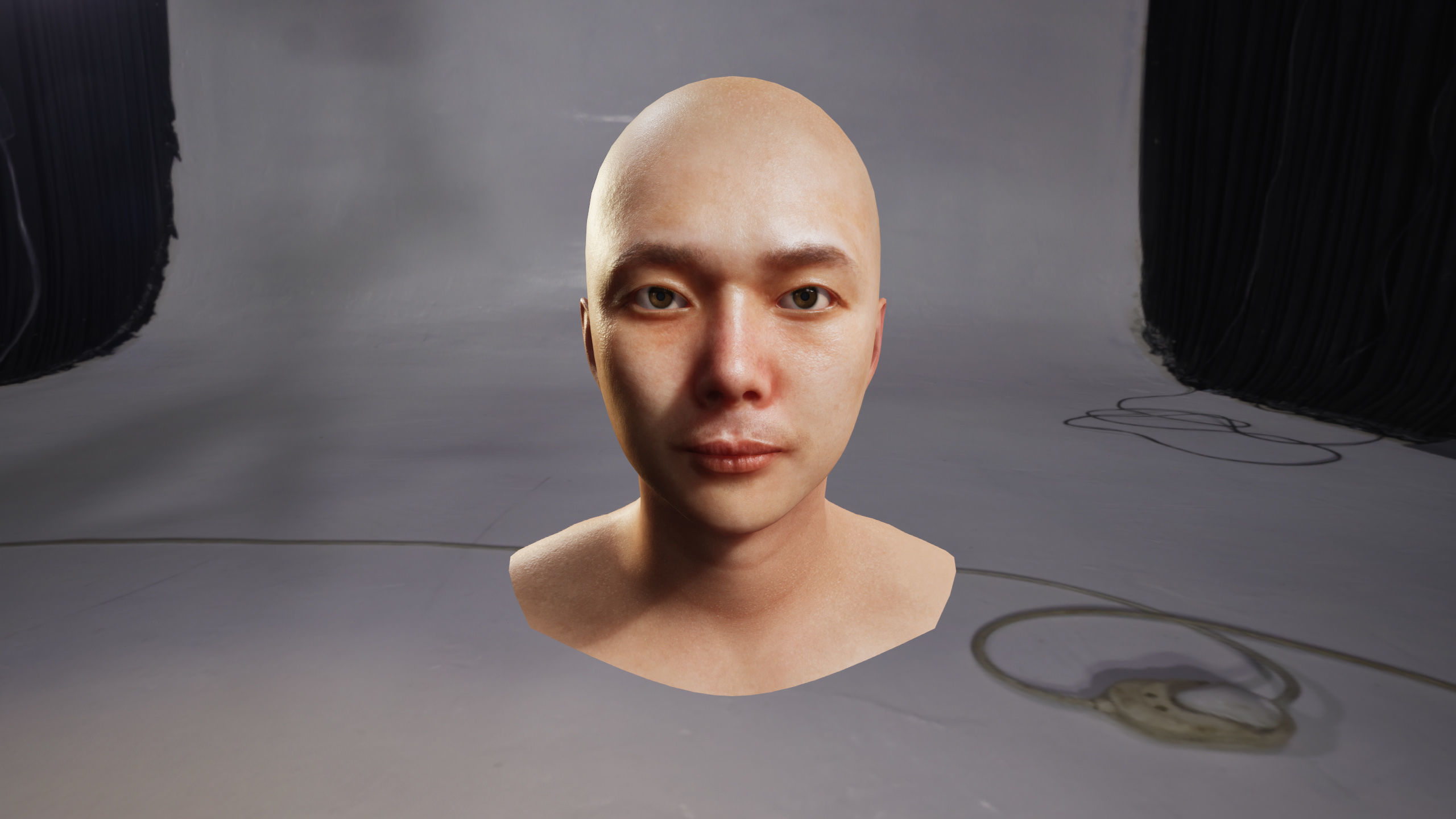 Modular Character - Asian Smart Casual Man - MS2 Low-poly 3D model_11