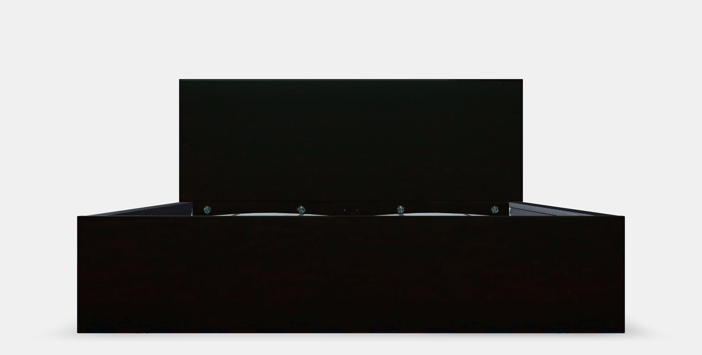 MALM Bed frame high w 2 storage boxes 13 Low-poly 3D model_11