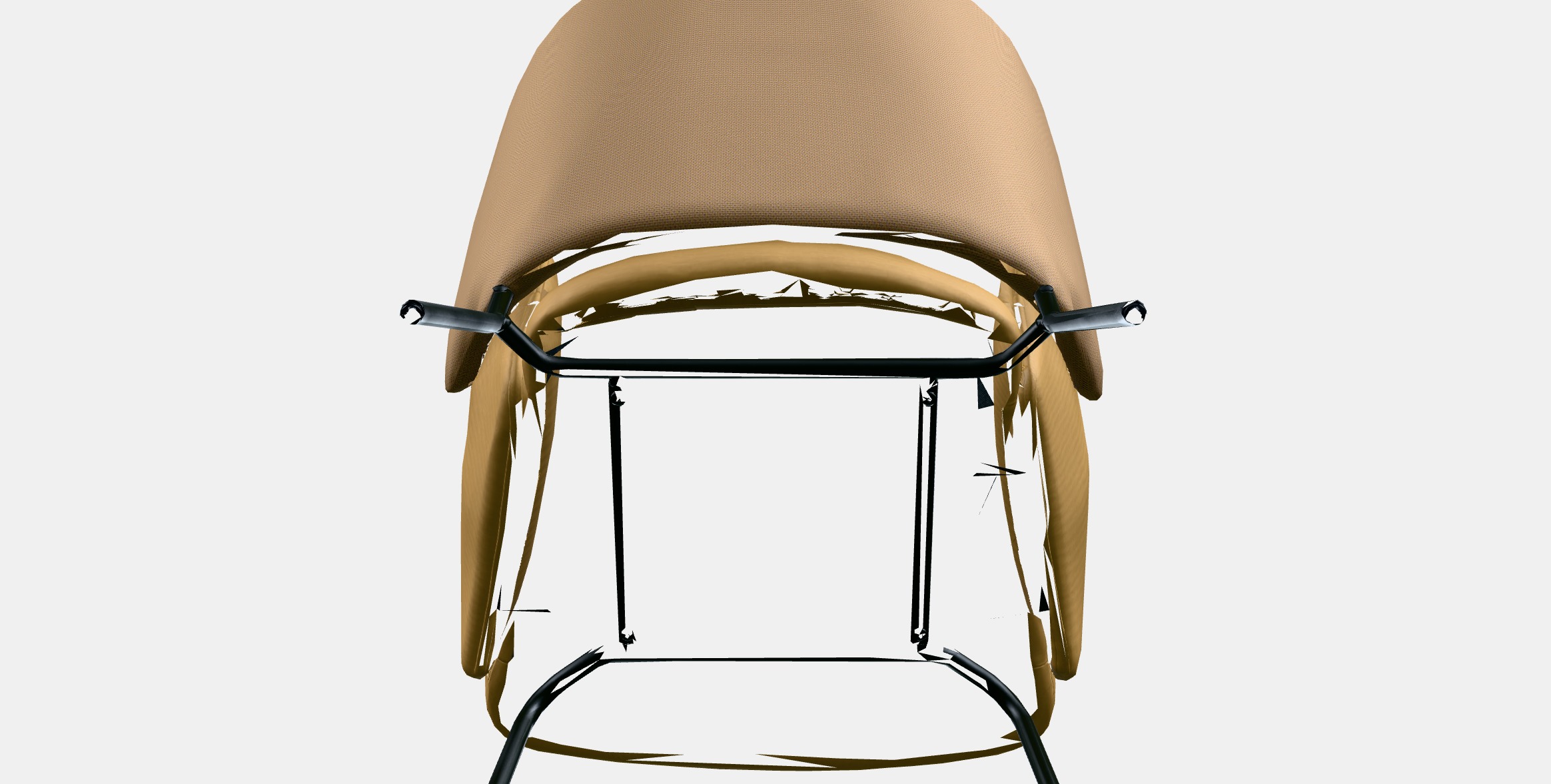 BINGSTA High-back armchair 1 Low-poly 3D model_5