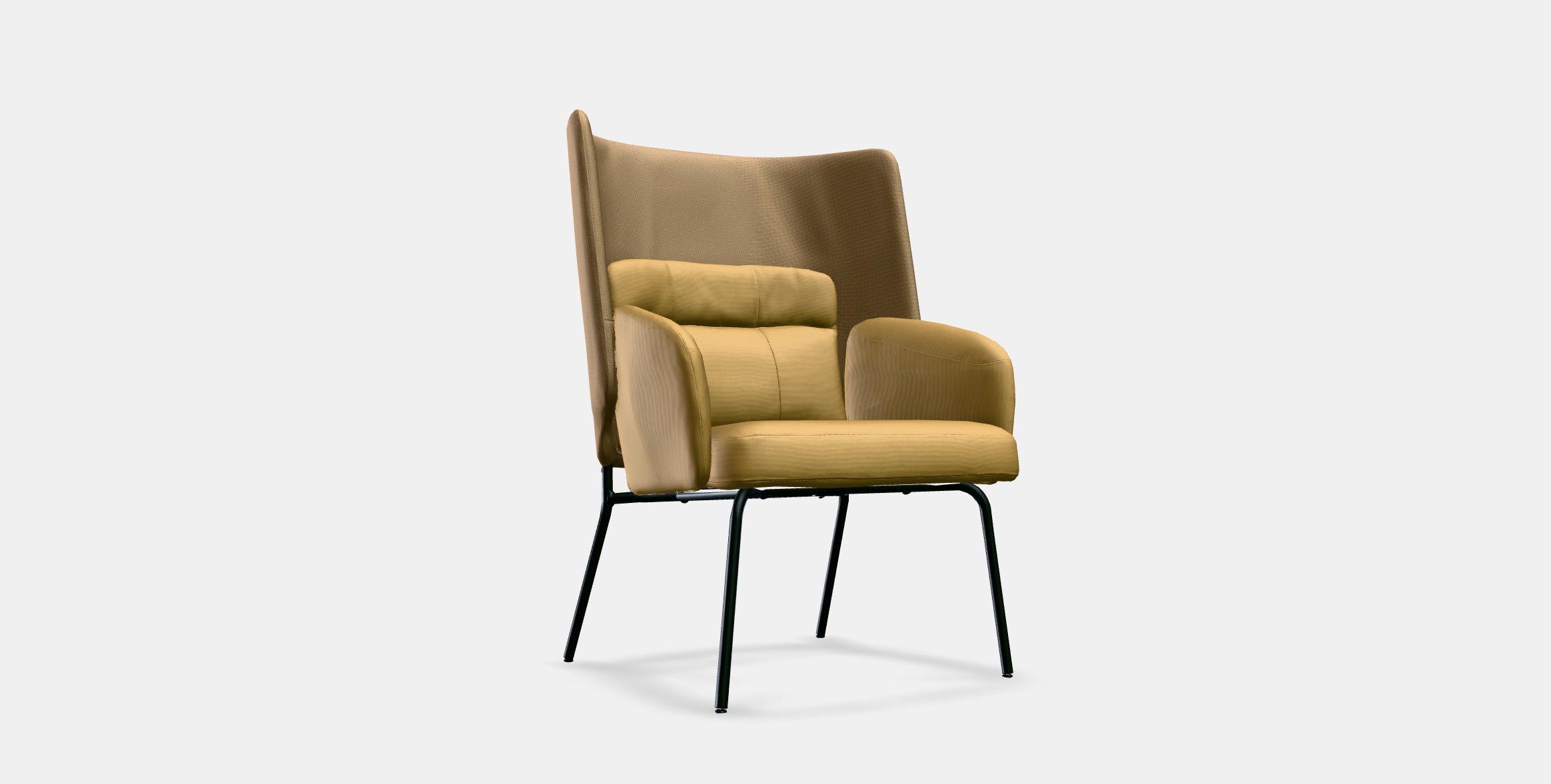 BINGSTA High-back armchair 1 Low-poly 3D model_2
