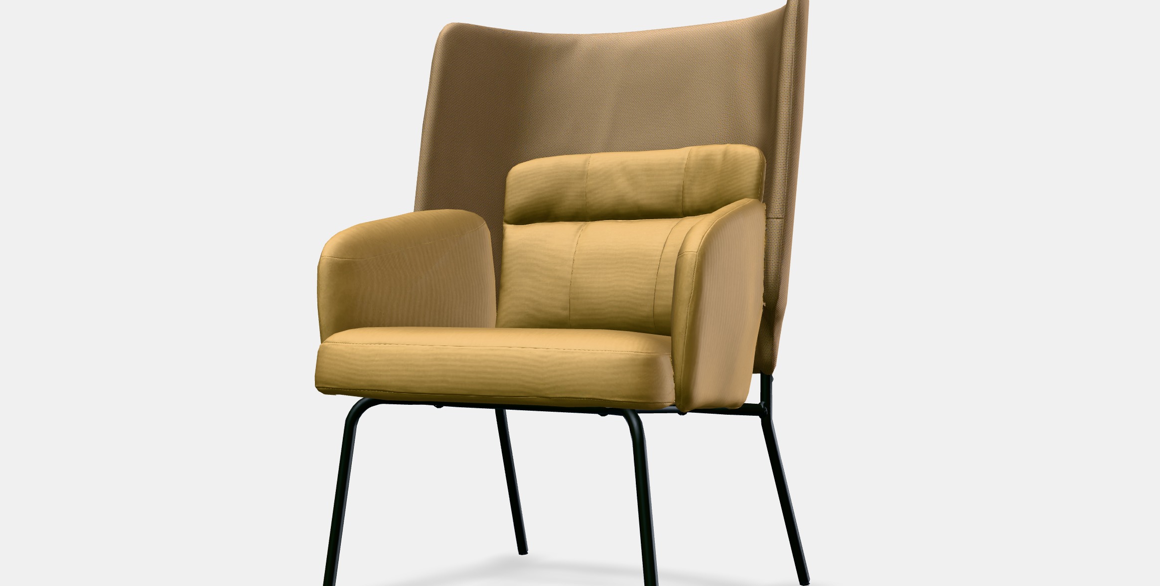 BINGSTA High-back armchair 1 Low-poly 3D model_13