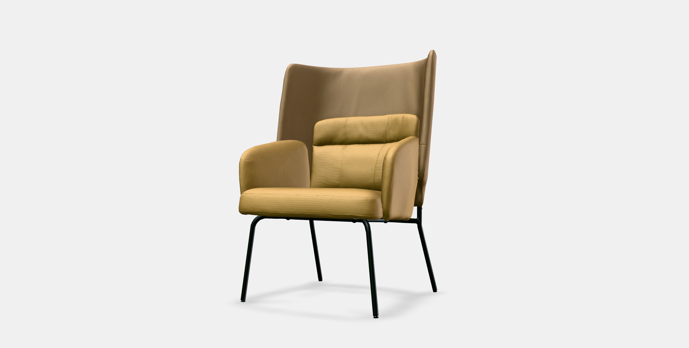 BINGSTA High-back armchair 1 Low-poly 3D model_11