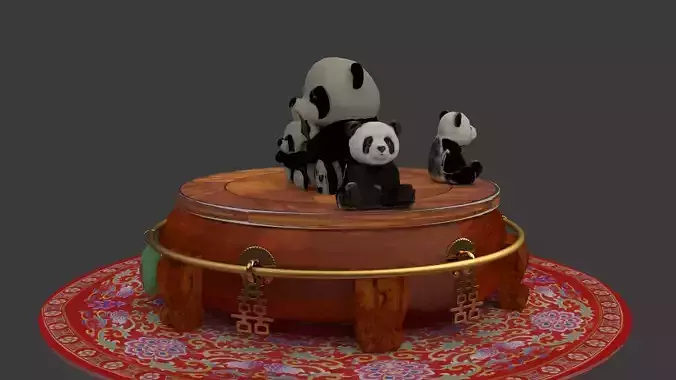 Chinese panda  doll