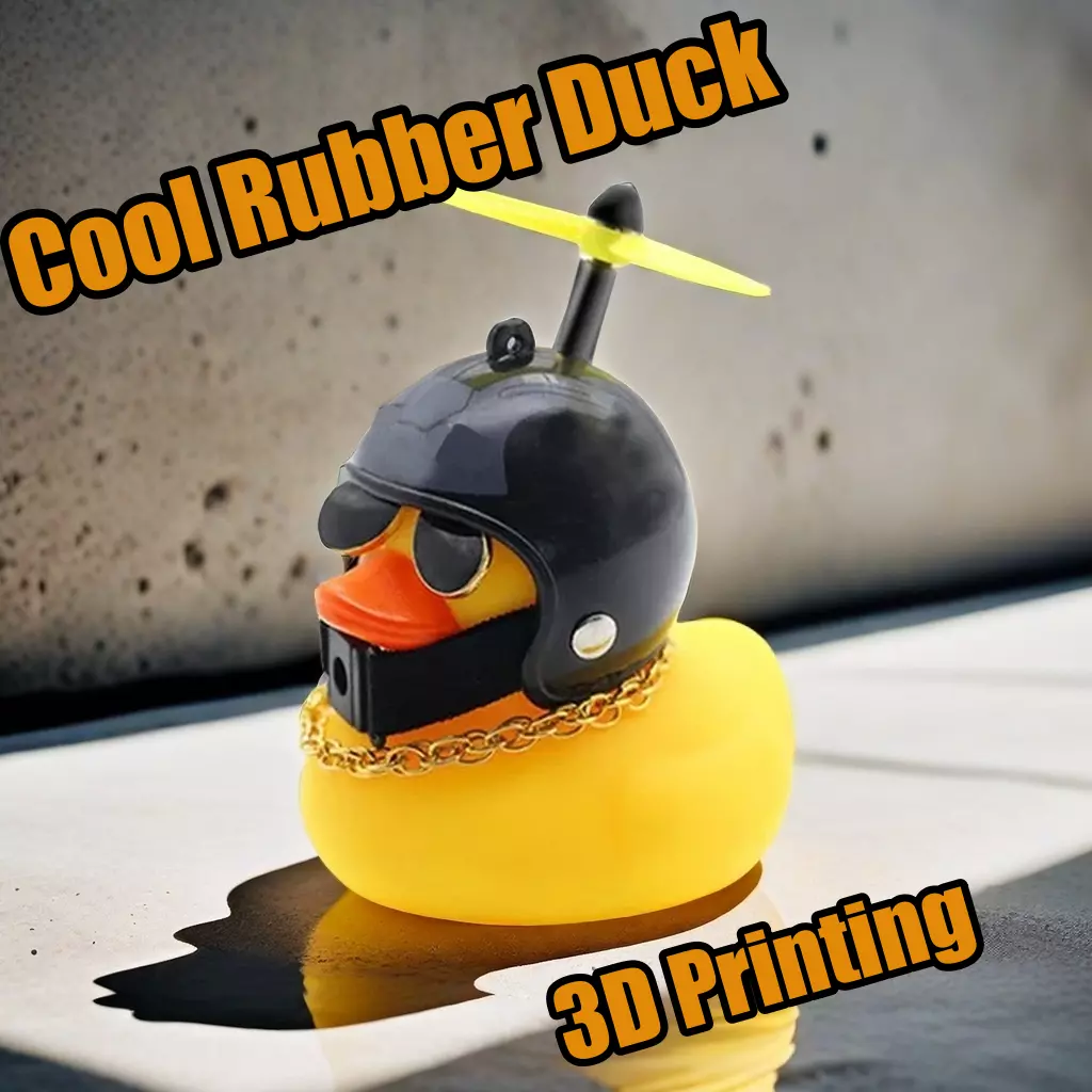 Cool Rubber Duck 3D Printing 3D print model_0