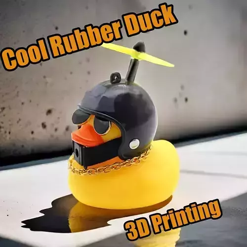 Cool Rubber Duck 3D Printing 3D print model