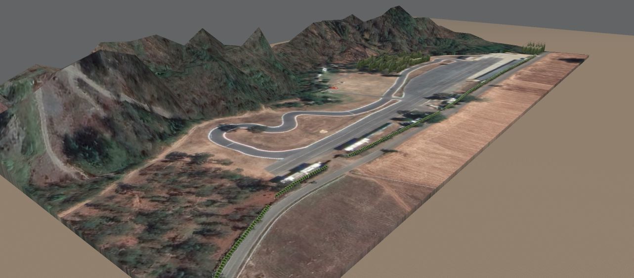 8 Speed Racing Circuit PakChong Khaoyai 3D model_1