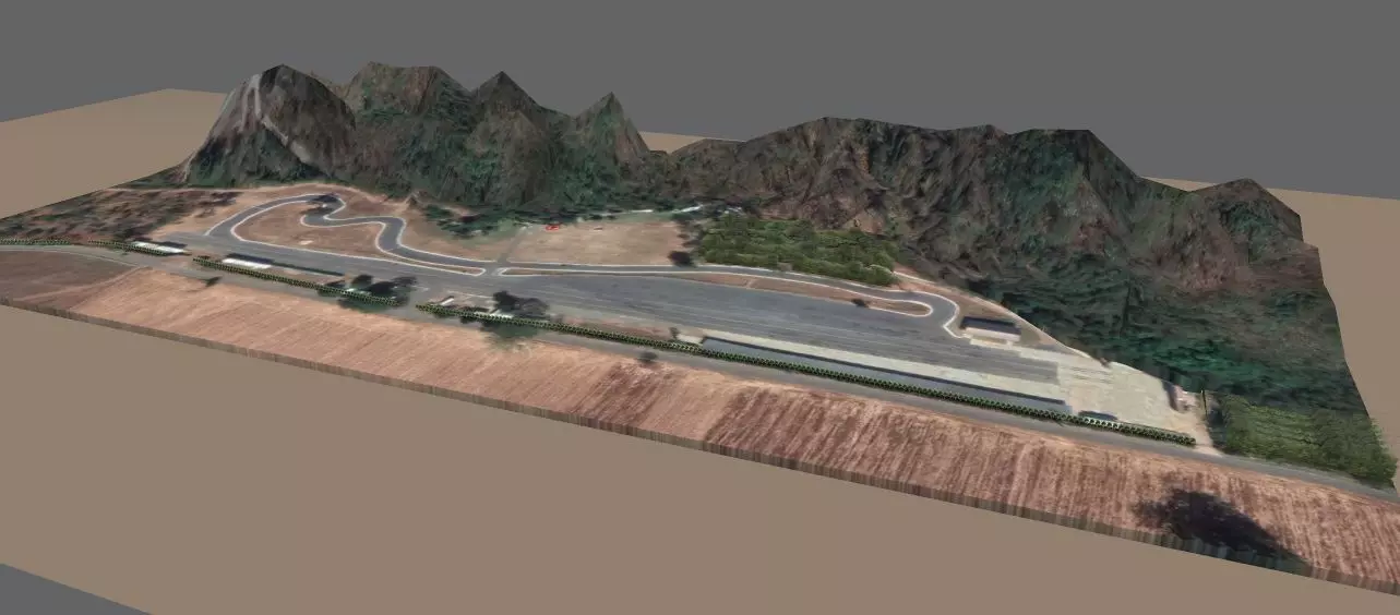 8 Speed Racing Circuit PakChong Khaoyai 3D model_0
