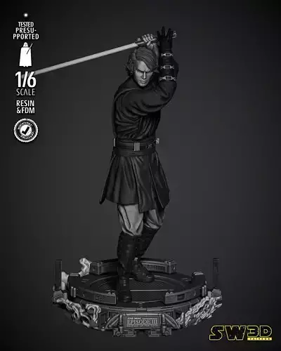 STAR WARS Anakin Sculpture  3D print model