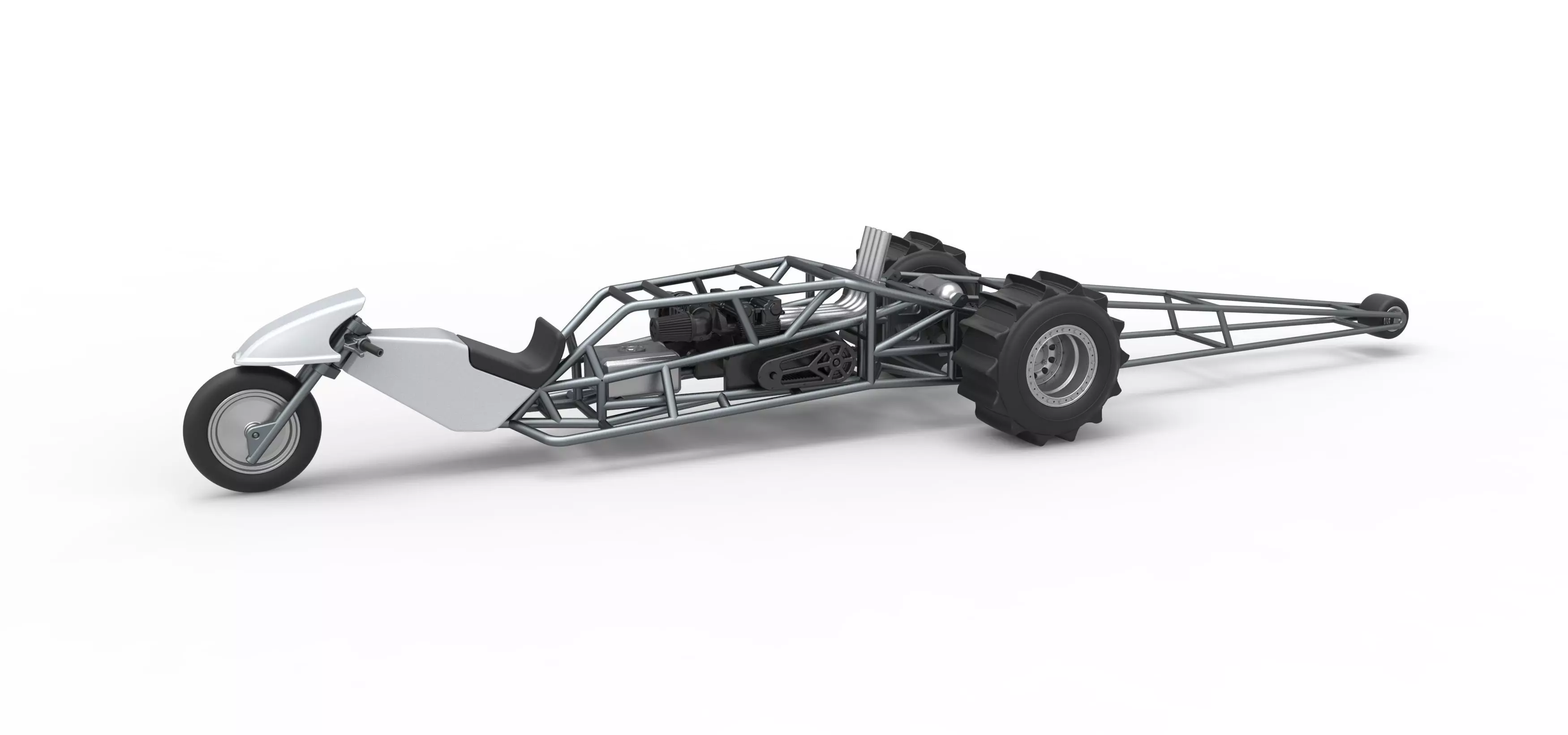 Top fuel Dirt dragster trike Sale 1 to 25 3D print model