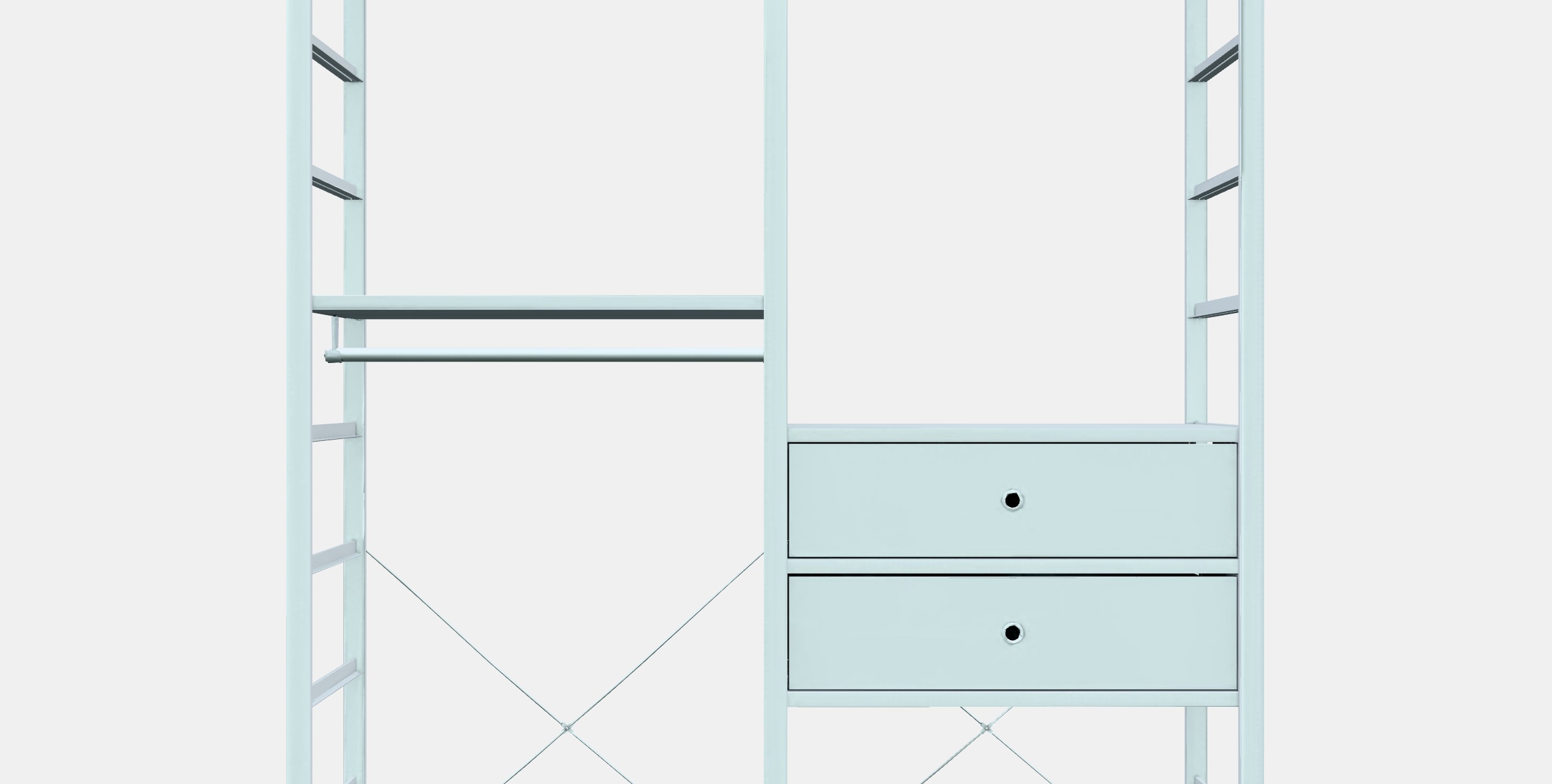 ELVARLI Wardrobe combination 9 Low-poly 3D model_11