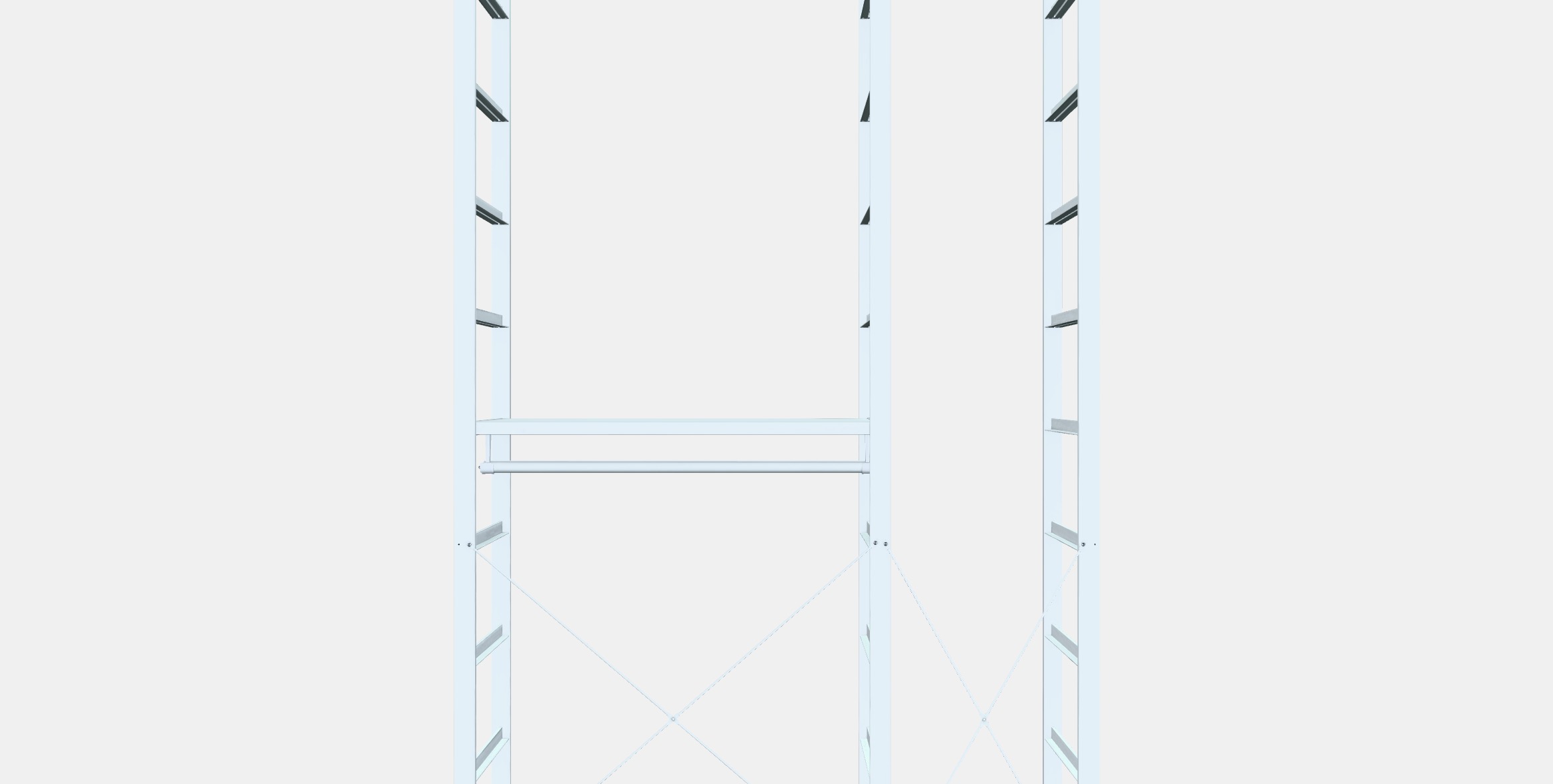 ELVARLI Wardrobe combination 12 Low-poly 3D model_15