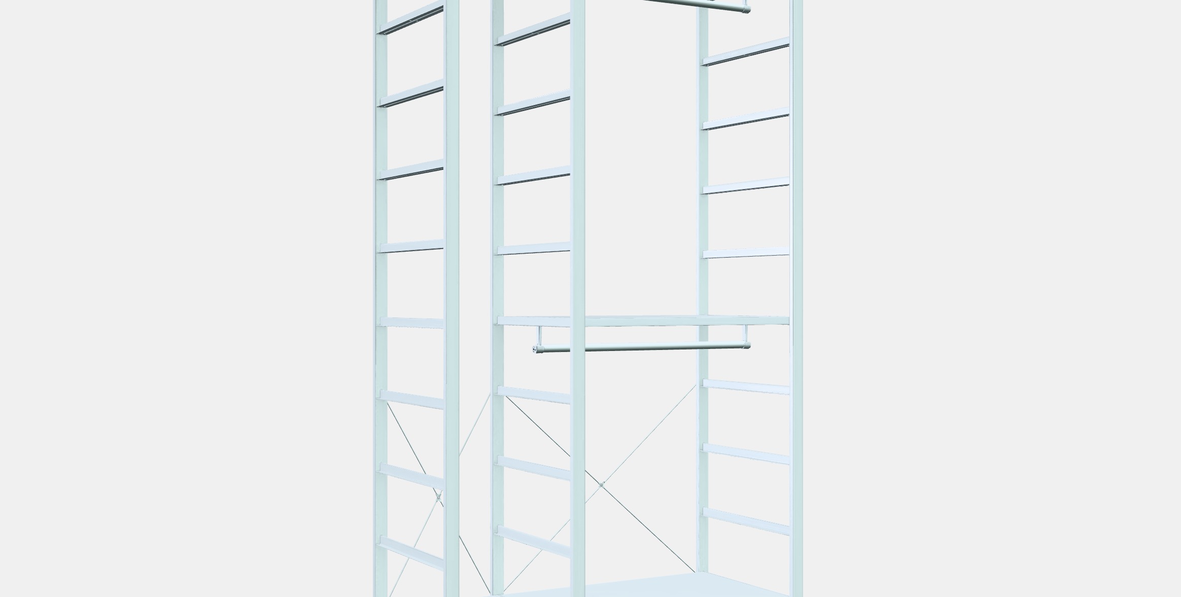 ELVARLI Wardrobe combination 12 Low-poly 3D model_9