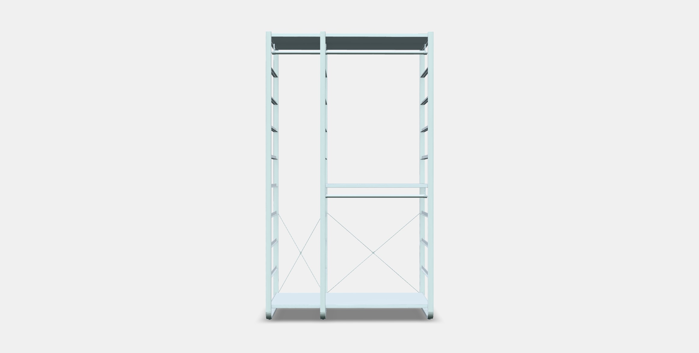 ELVARLI Wardrobe combination 12 Low-poly 3D model_10