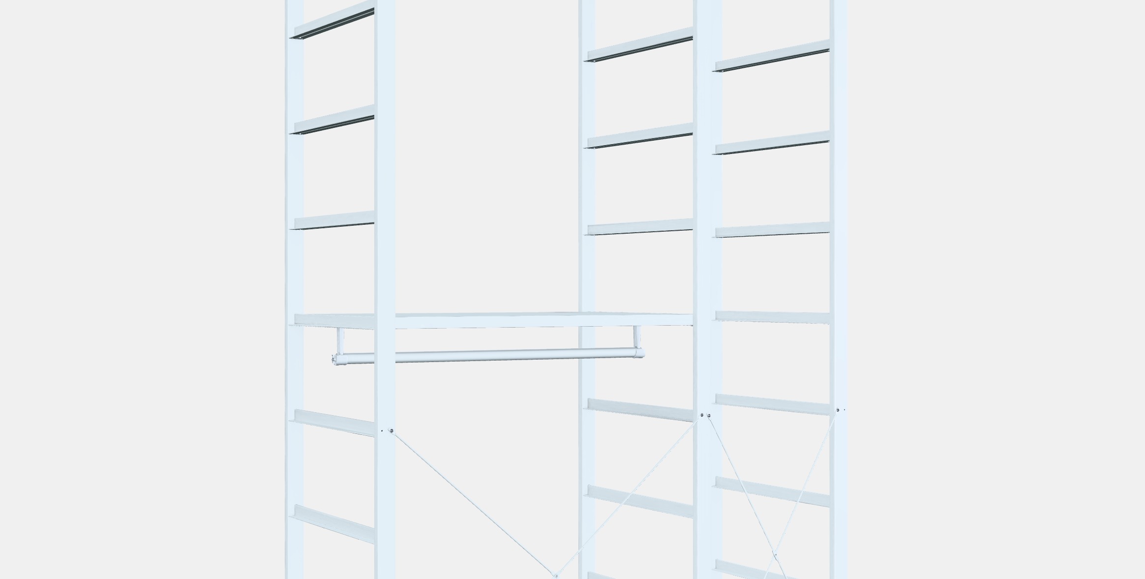 ELVARLI Wardrobe combination 12 Low-poly 3D model_2